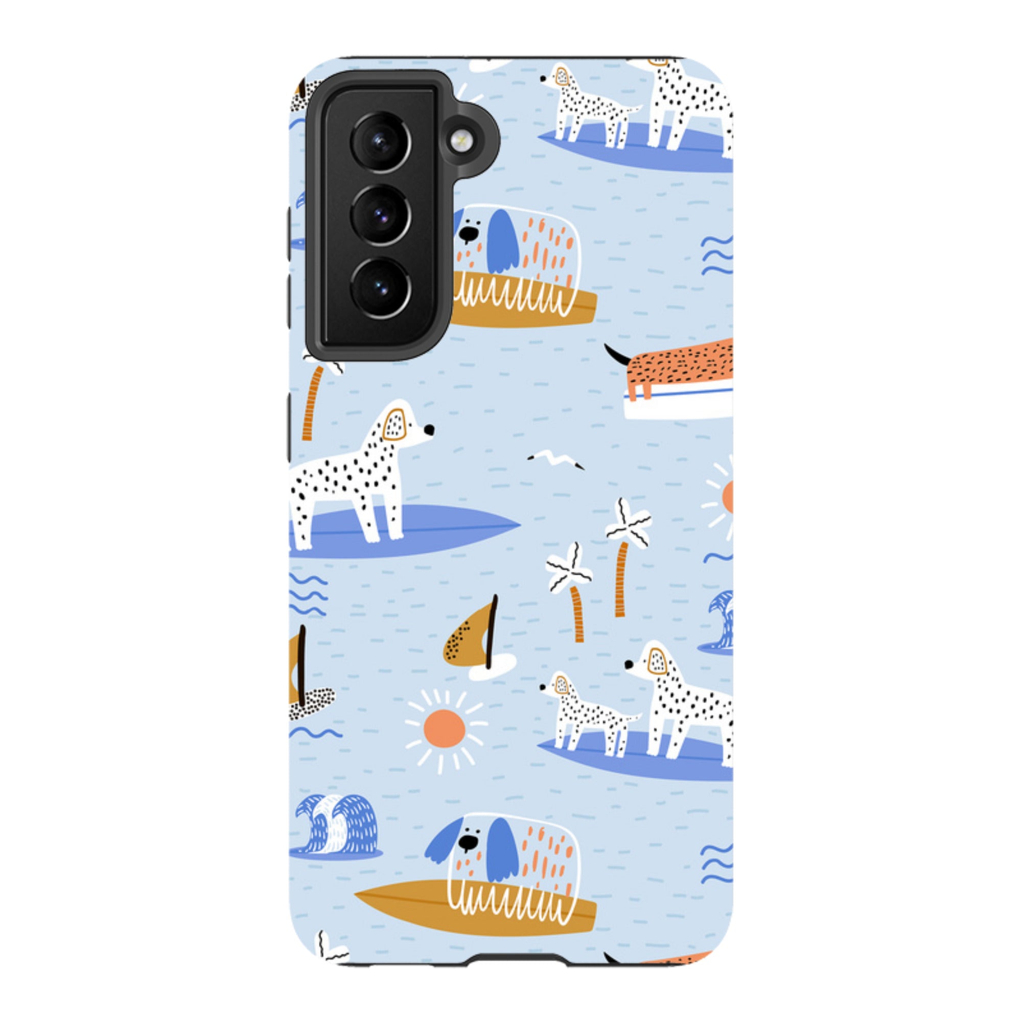 Samsung Tough Case - Surfing Dogs