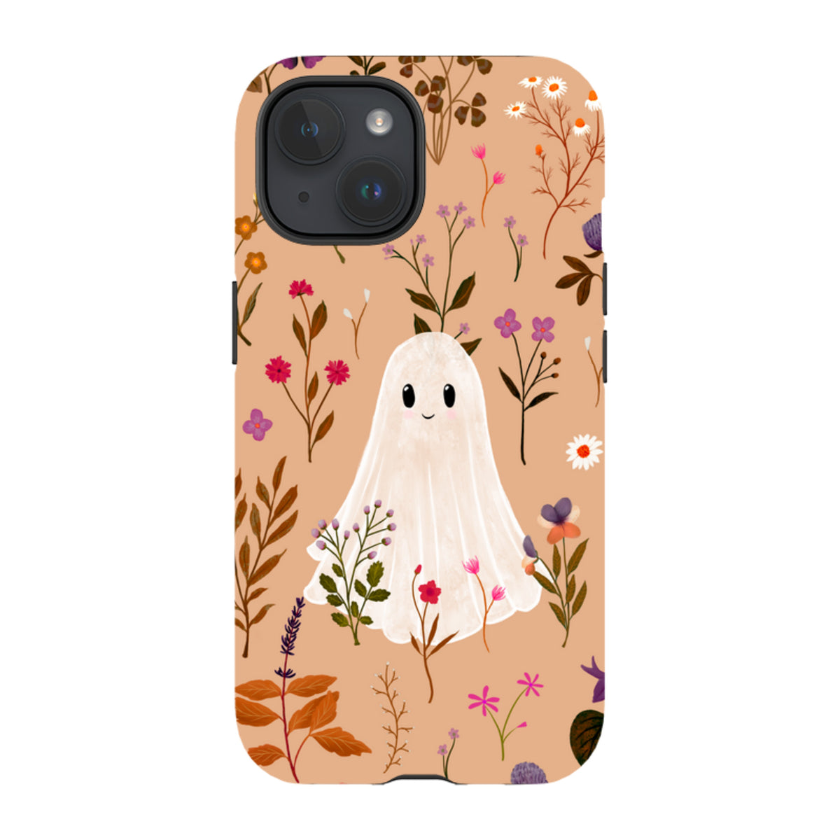 iPhone Tough Case - Ghost in the Garden - Cider Clay Multi By Katherine Quinn