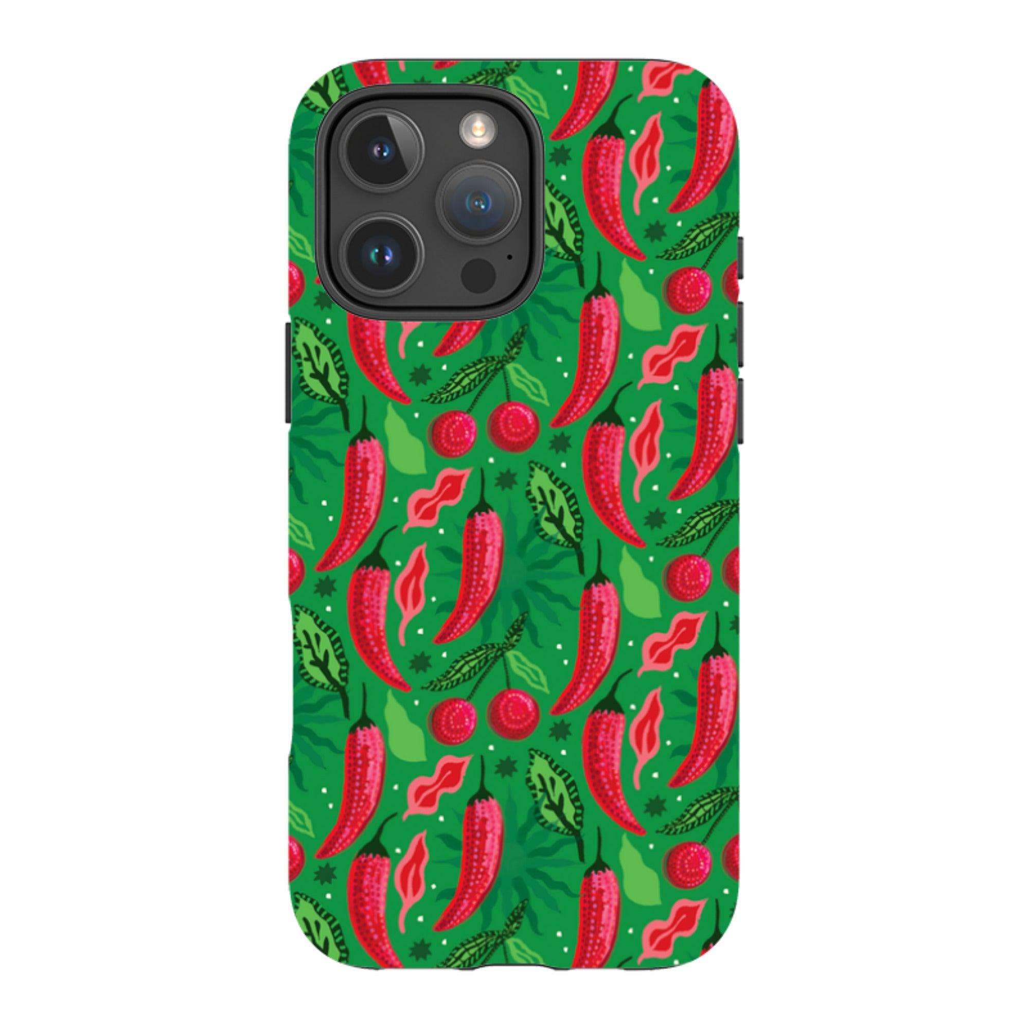 iPhone MagSafe Tough Case - Chilli Cherry By Emma Frances Grant