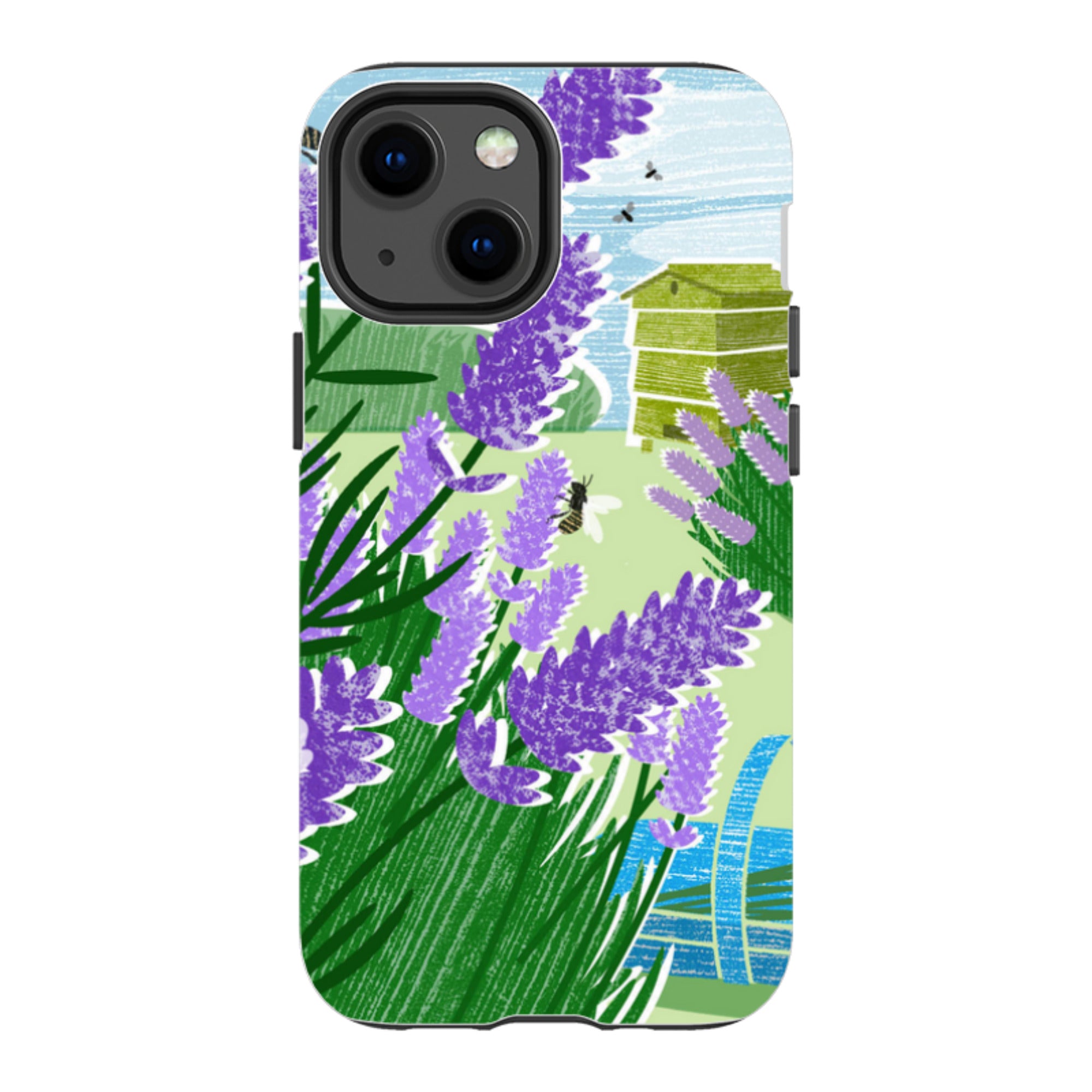 iPhone Tough Case - Lavender Garden By Liane Payne