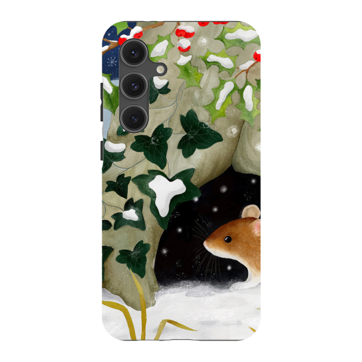Samsung Tough Case - Winter Mouse By Bex Parkin