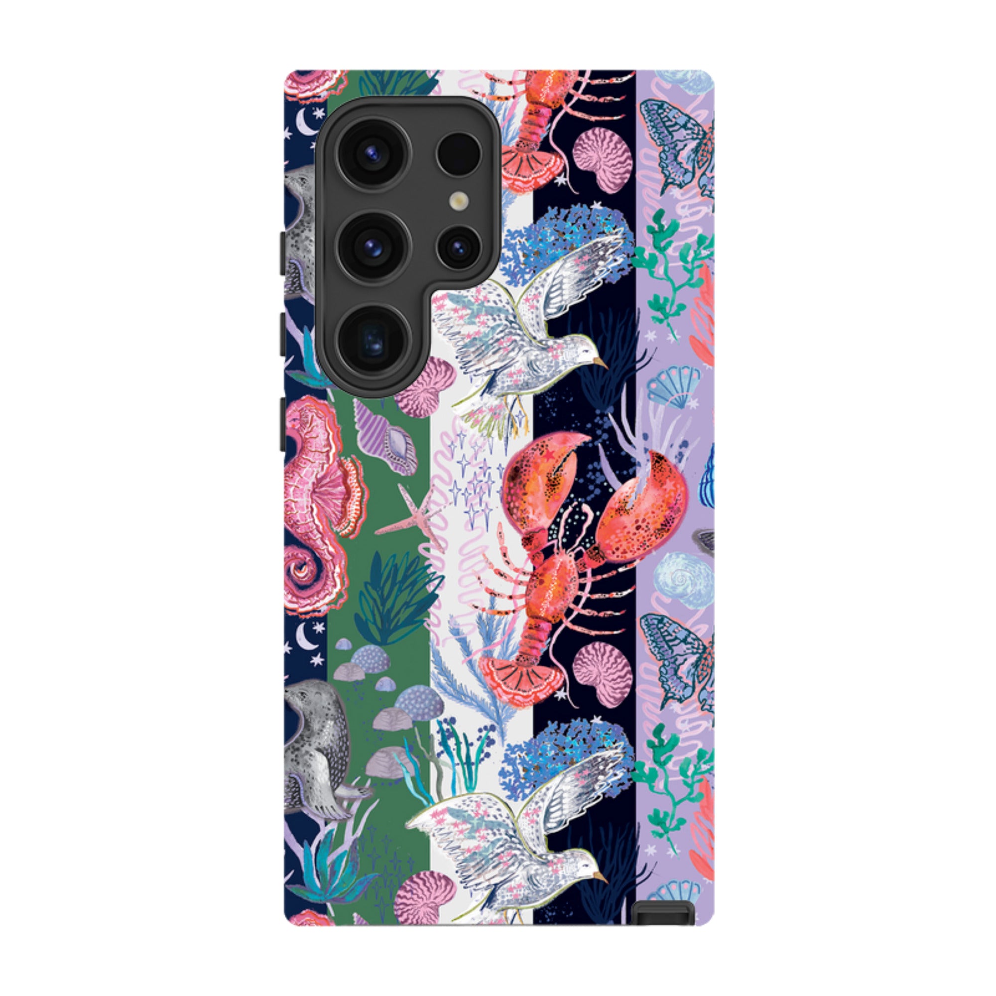 Samsung Tough  Case - Coastal Calling Stripe I By Emma Frances Grant