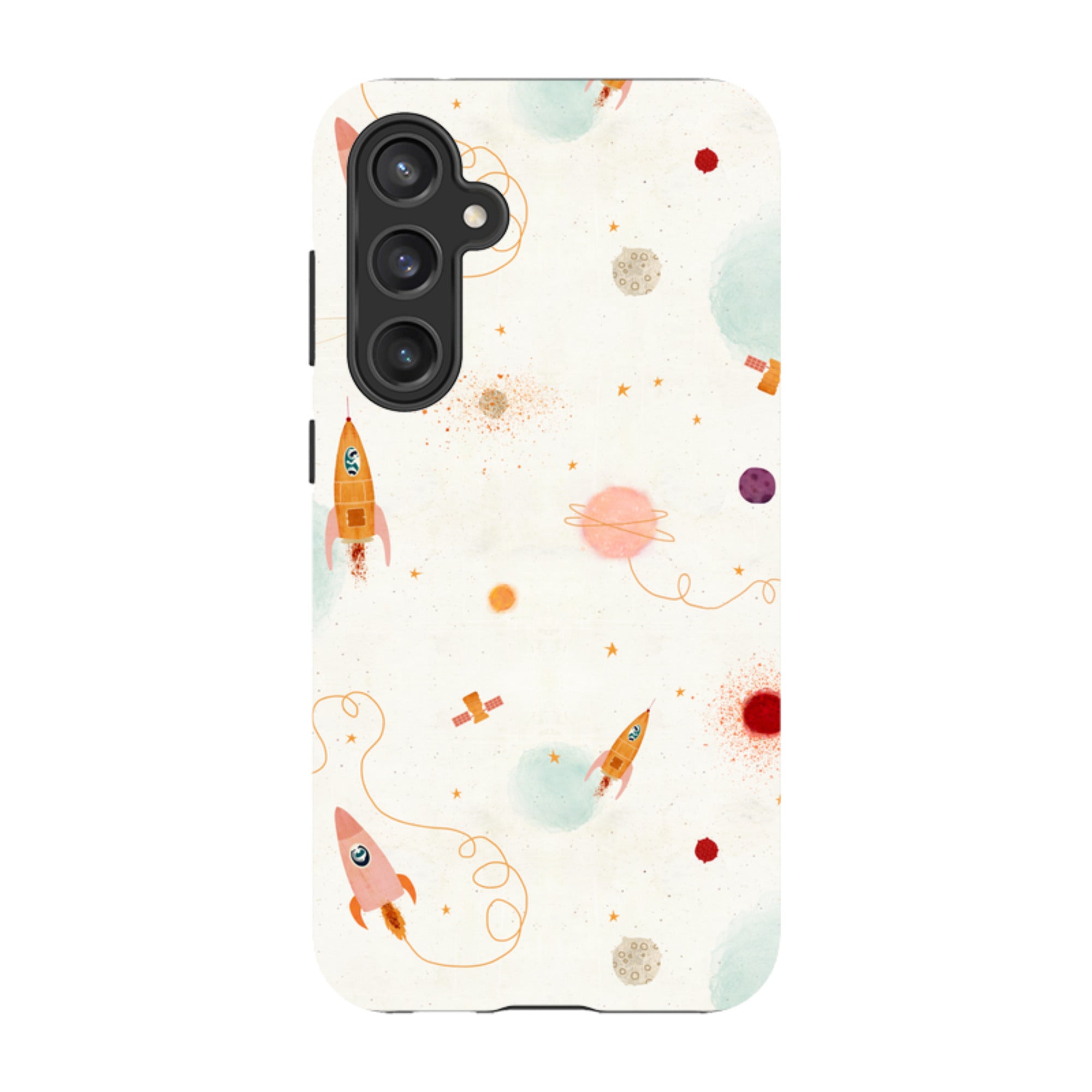 Samsung Tough Case - Rockets Cream By Katherine Quinn