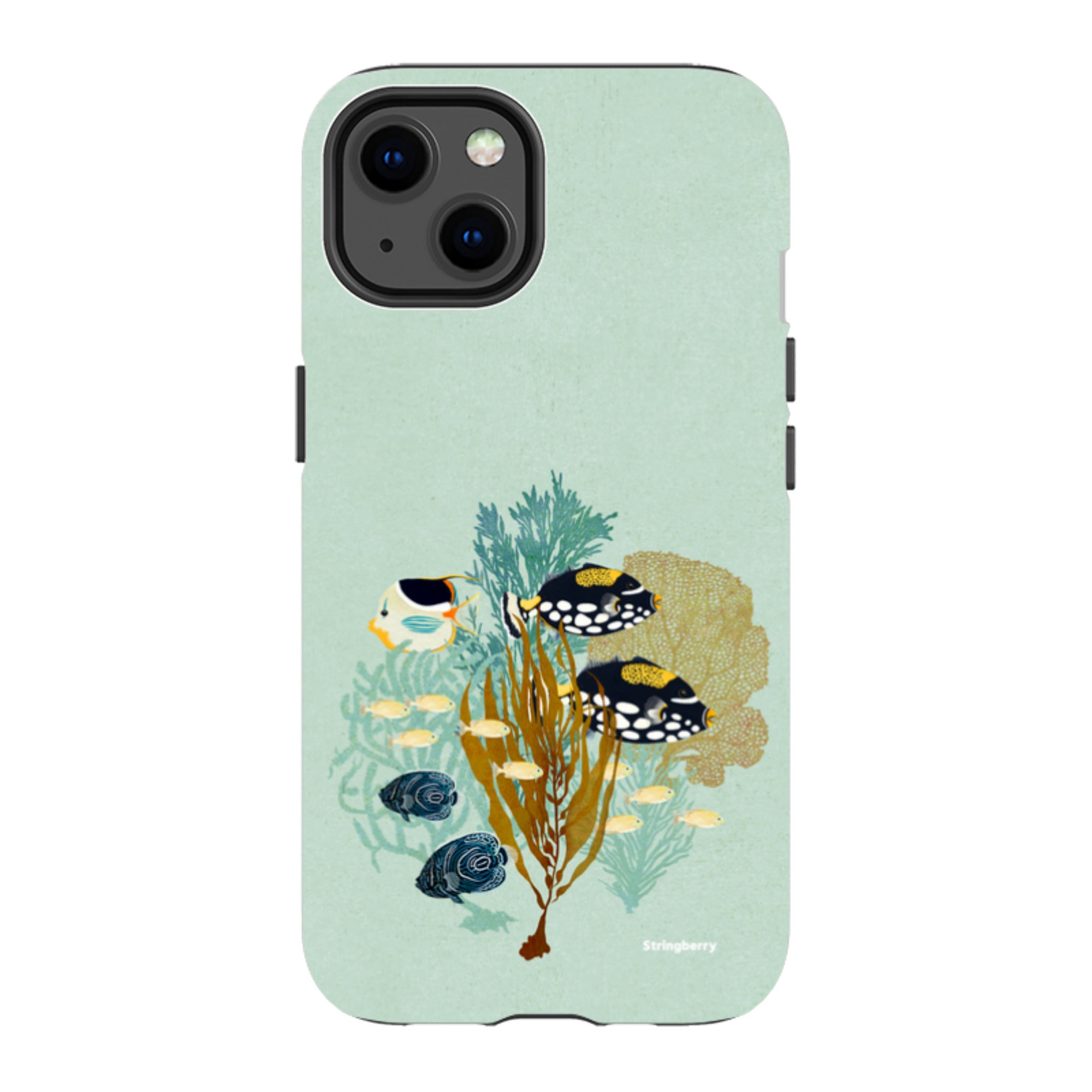 iPhone MagSafe Tough Case - Fish Town By Katherine Quinn