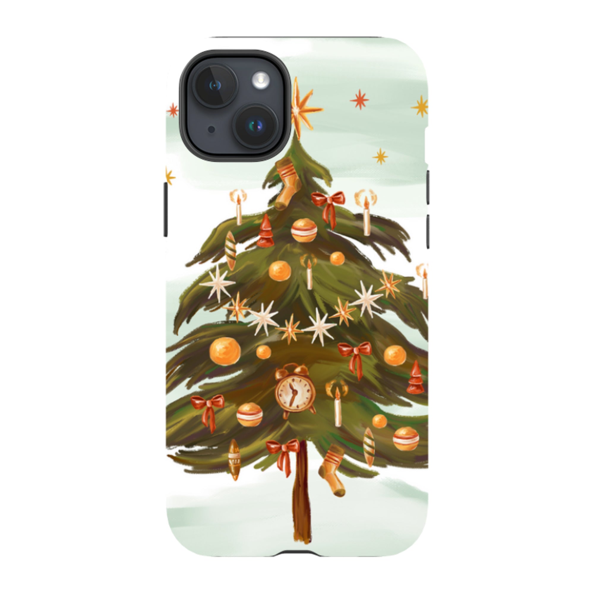iPhone Tough Case - Outdoor Xmas Tree