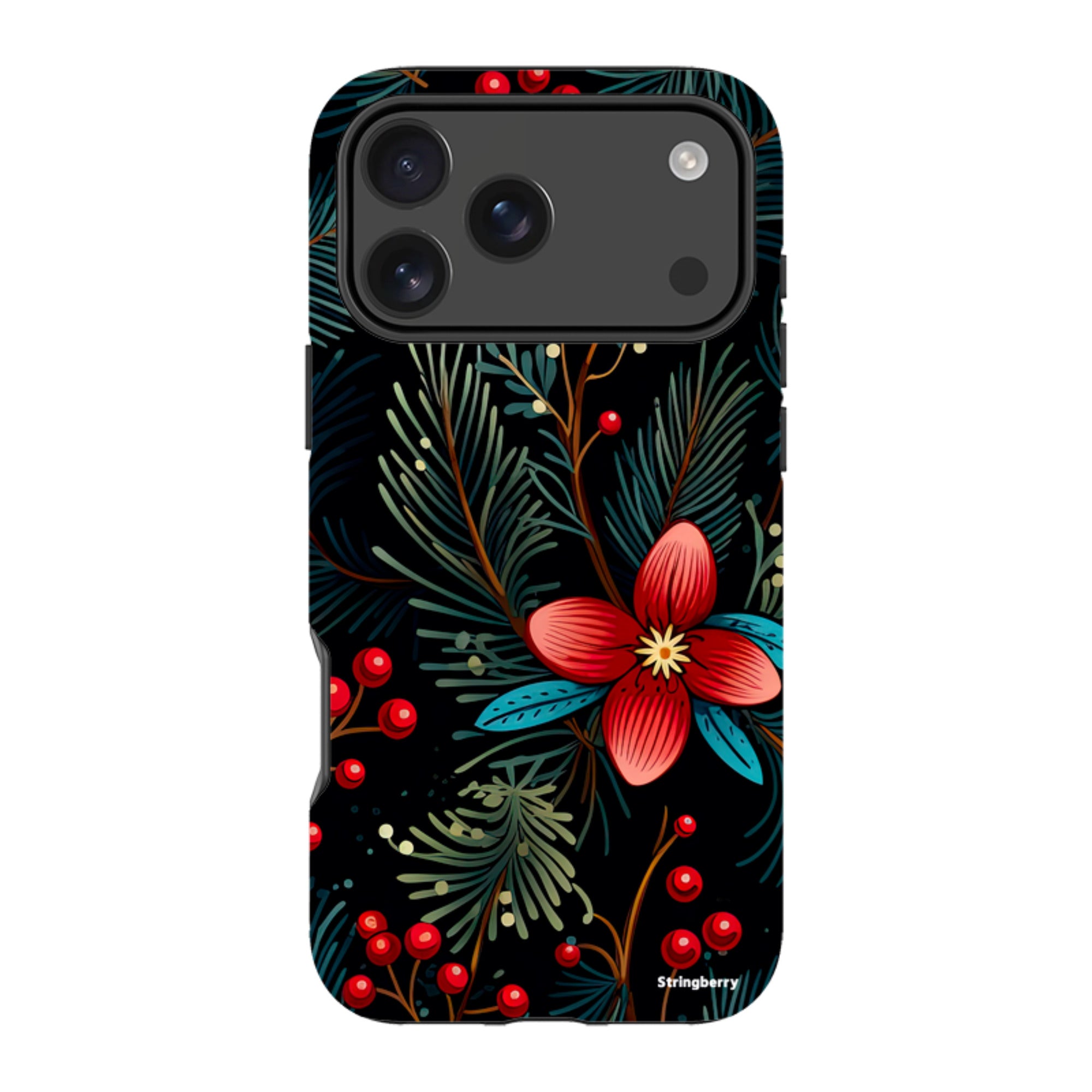 iPhone Tough Case - Red Berries