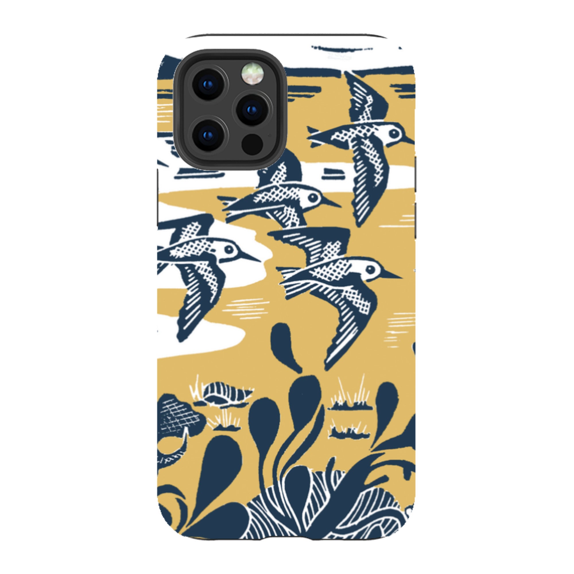 iPhone Tough Case - Sanderlings At The Shore By Kate Heiss