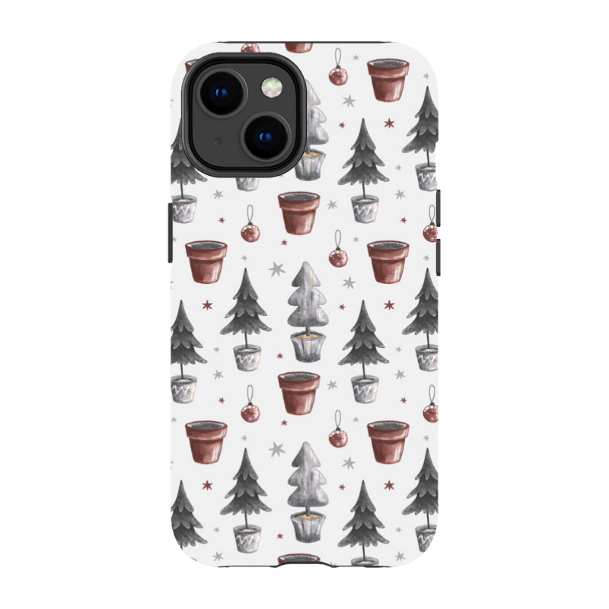 iPhone Tough Case - Xmas Tree Pattern