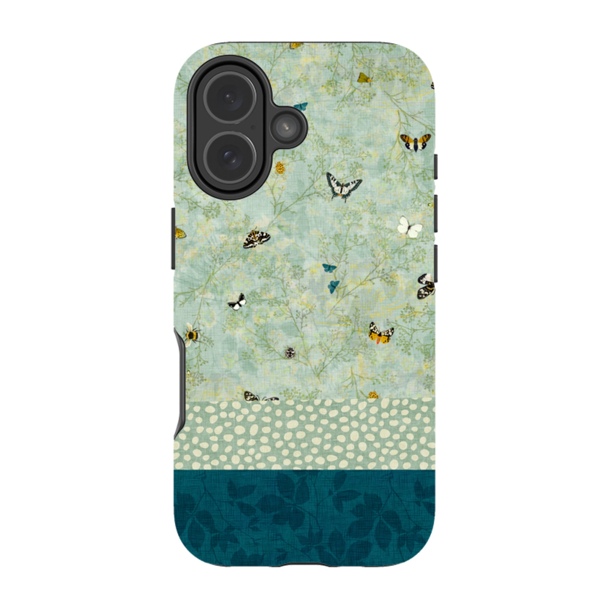 iPhone Tough Case - Chinoiserie Garden Soft Sage 2 By Katherine Quinn