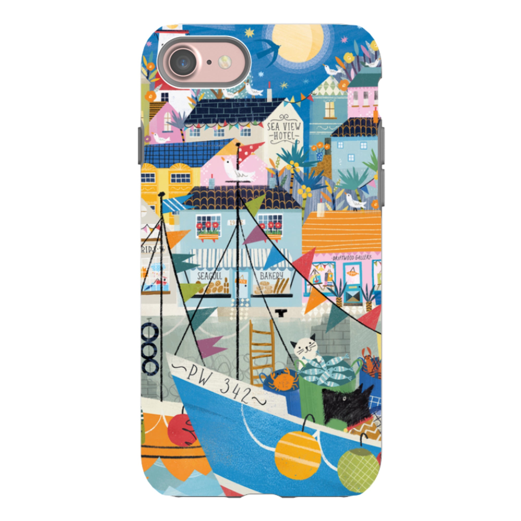 iPhone Case - Night Harbour 1 By Ali Brookes