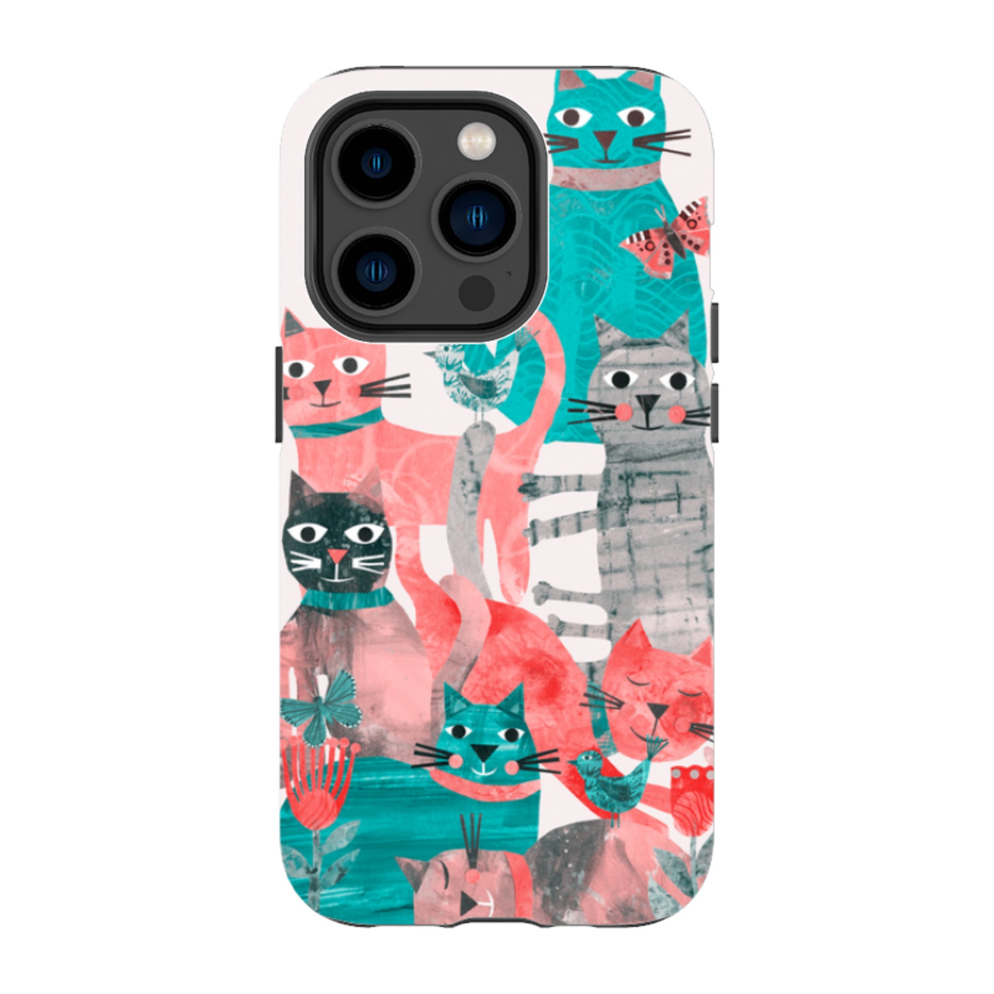 iPhone Case - Cat Party II By Tracey English