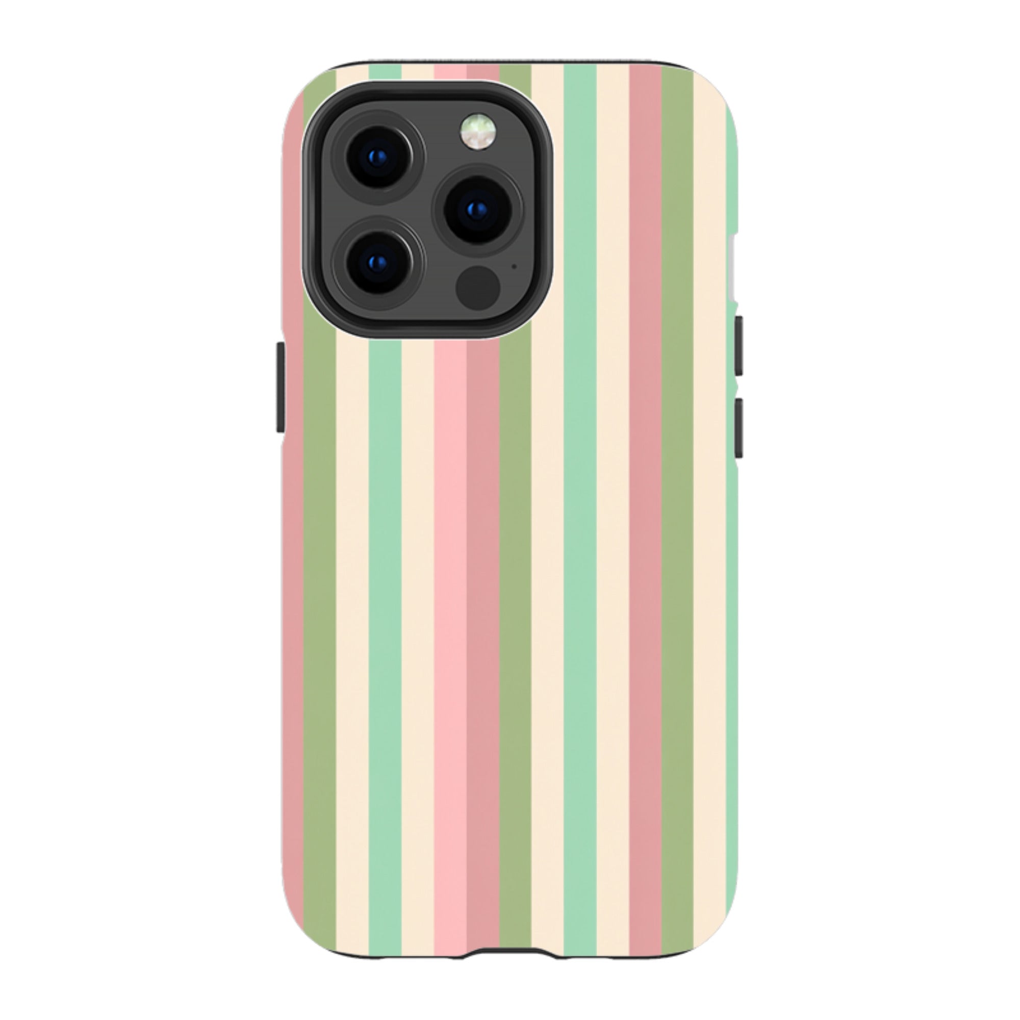 iPhone Tough Case - Pastel Stripe