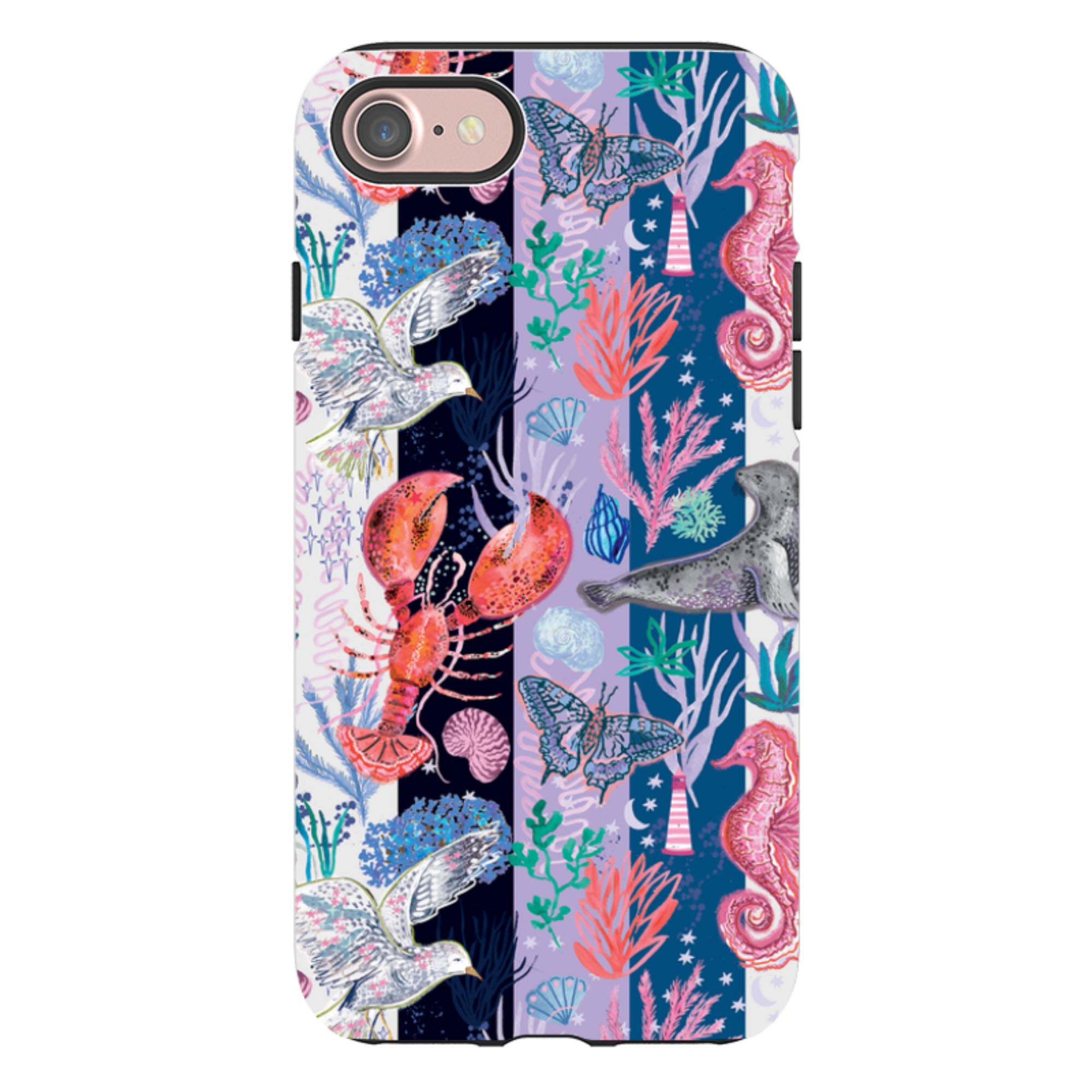 iPhone Case - Coastal Calling Stripe II By Emma Frances Grant