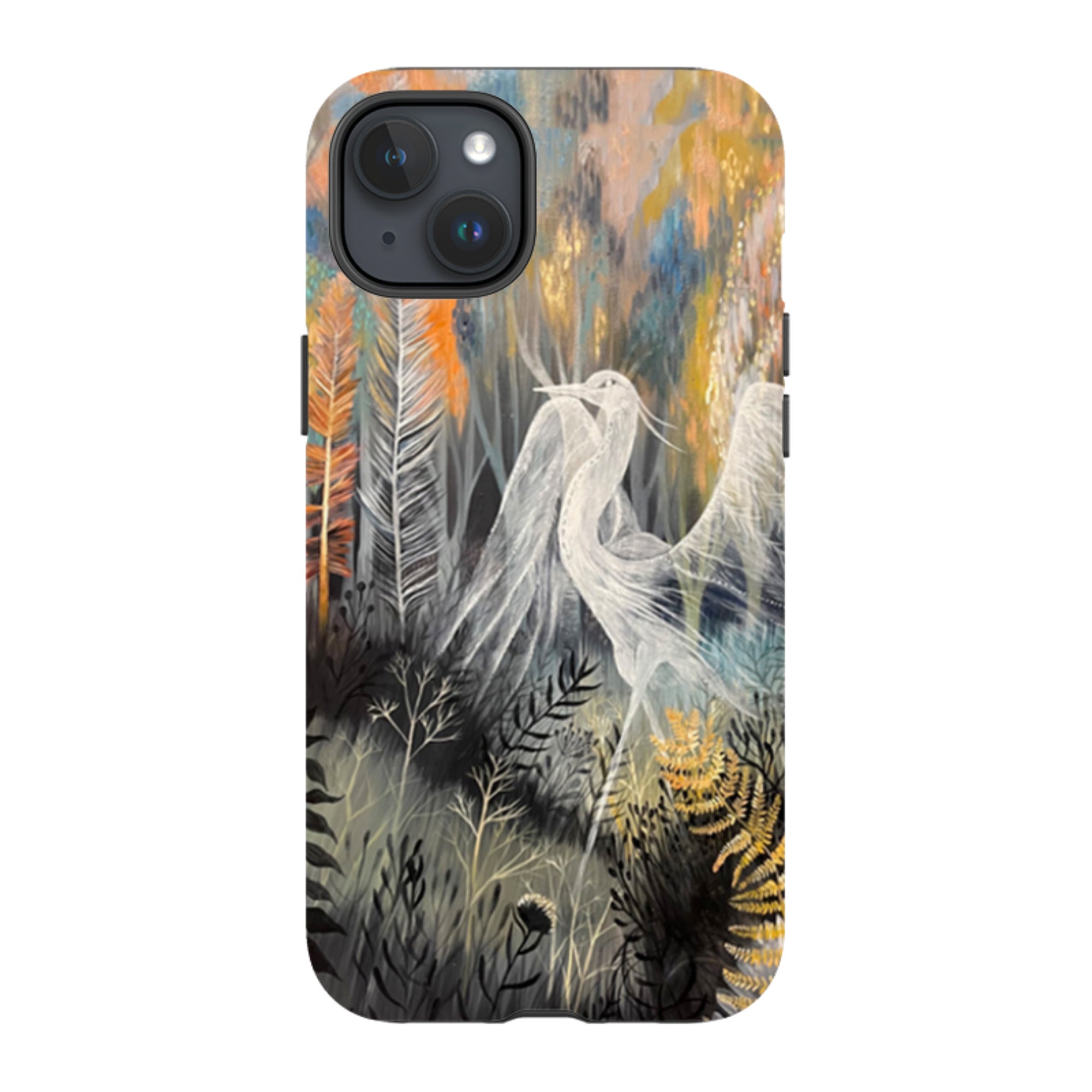 iPhone MagSafe Tough Case -  Ghost Heron By Mia Underwood