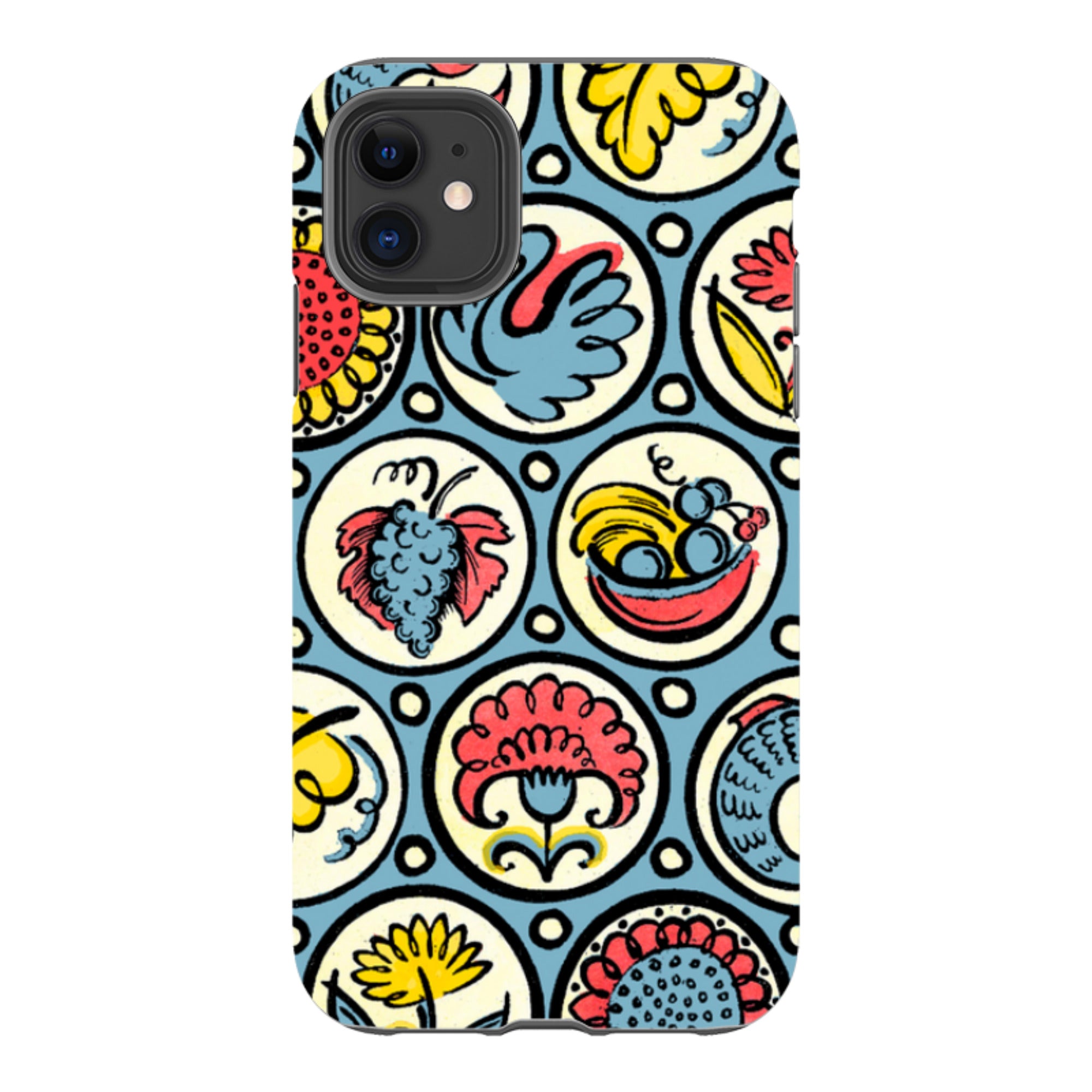 iPhone Tough Case - Birds, Fish & Fruit By Cressida Bell