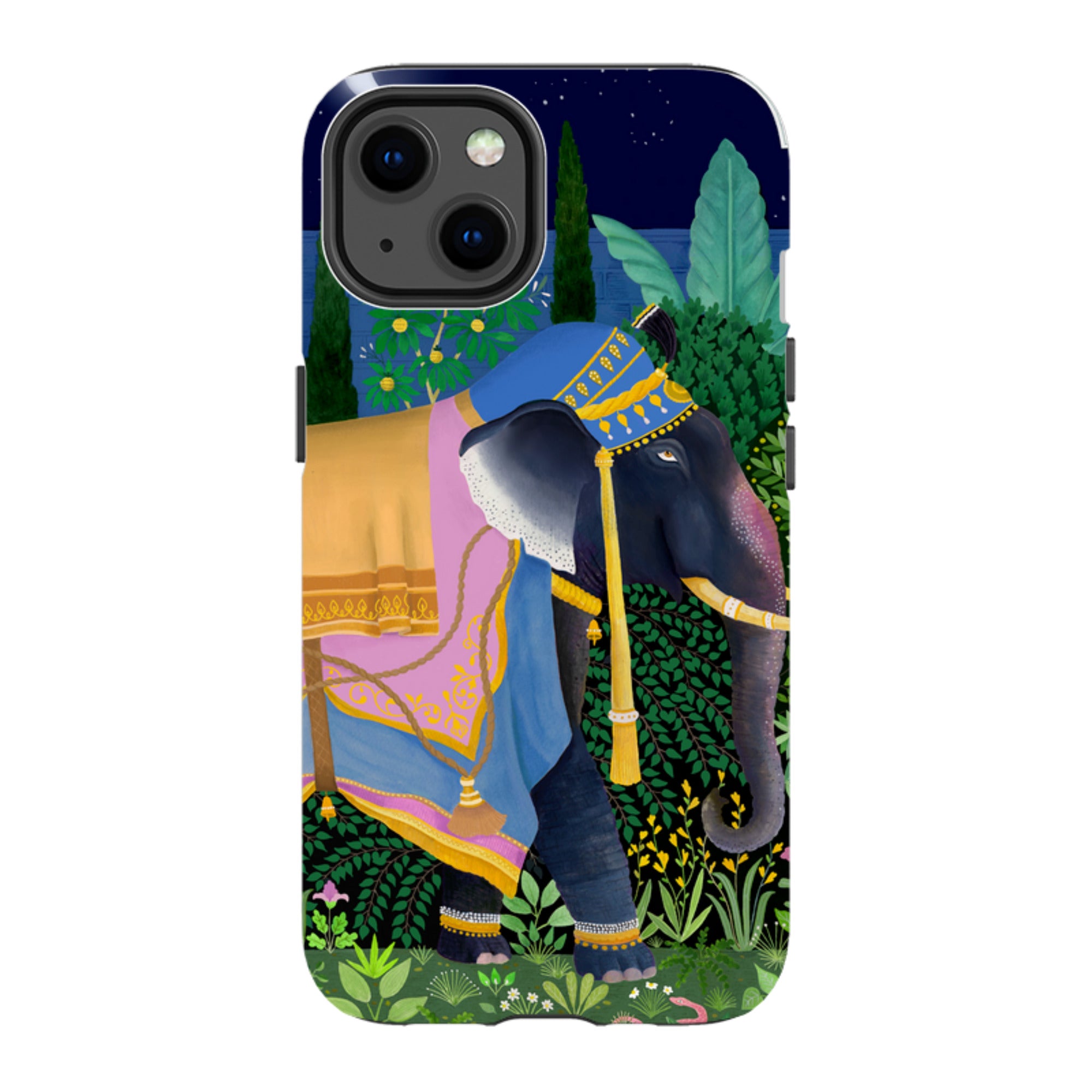 iPhone MagSafe Tough Case -  Indian Elephant By Bex Parkin