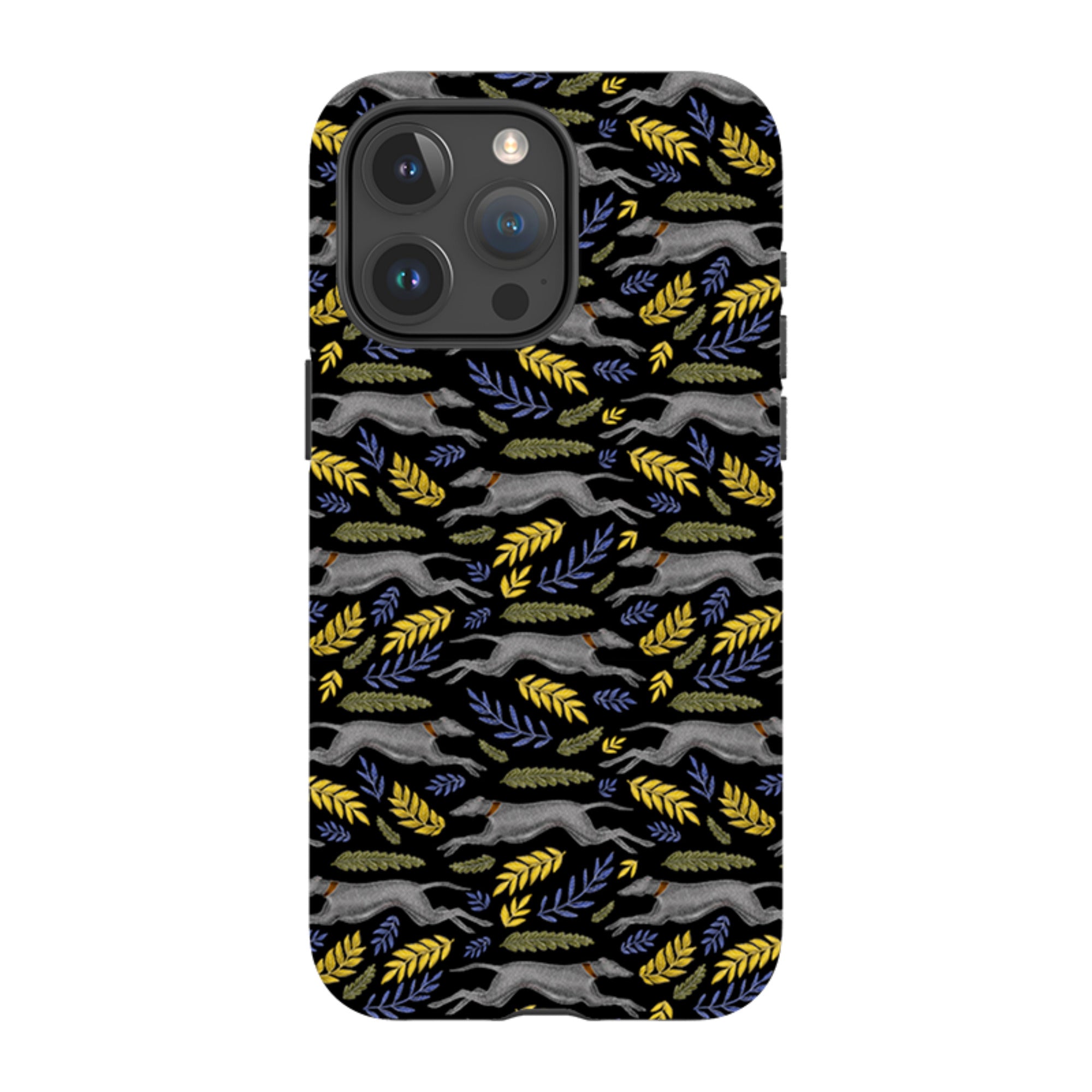 iPhone MagSafe Tough Case -  Greyhound Pattern By Catherine Rowe