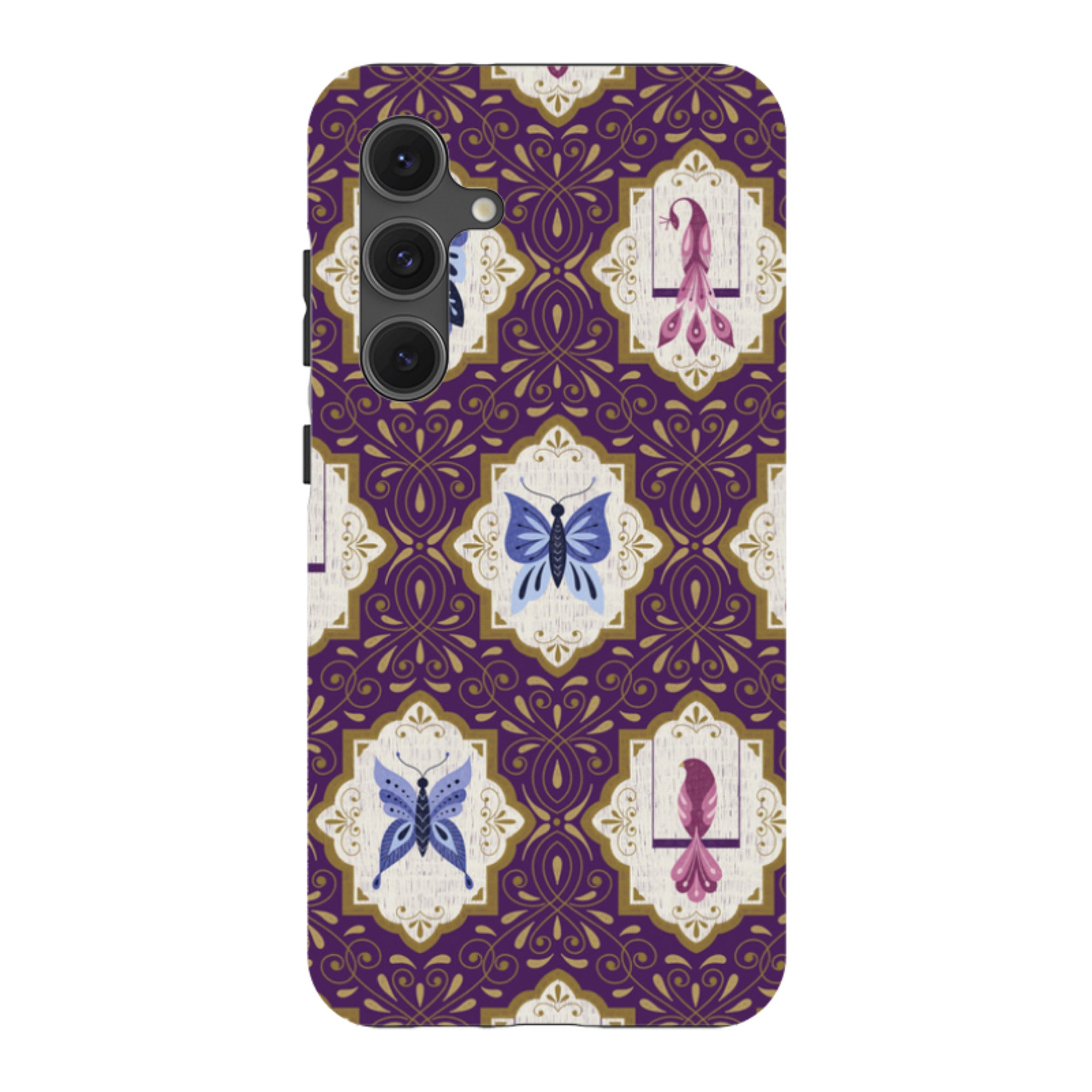 Samsung Tough Case - Wingframes Purple By Jenny Zemanek
