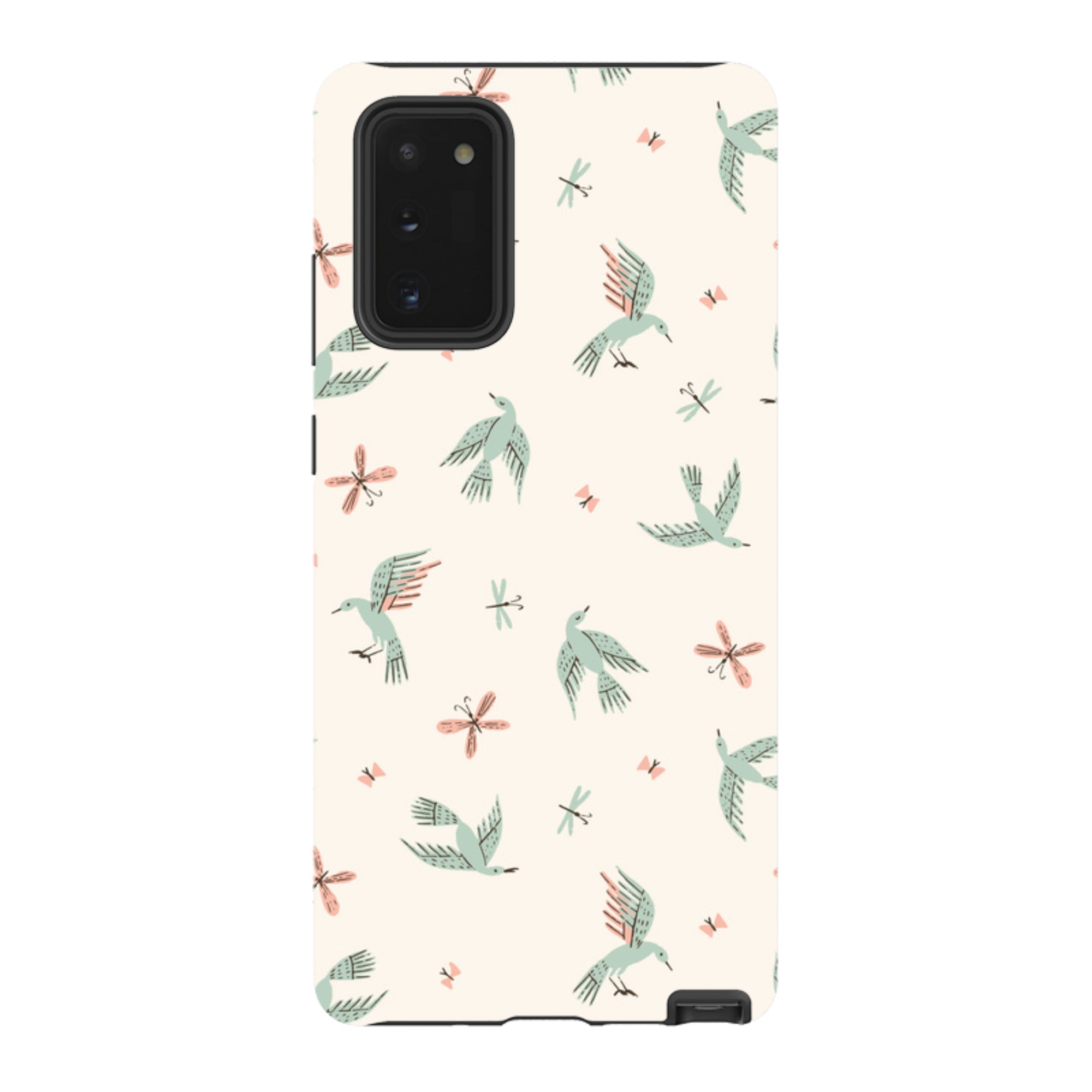 Samsung Tough Case - Birds And Butterflies Cream By Meghann Rader
