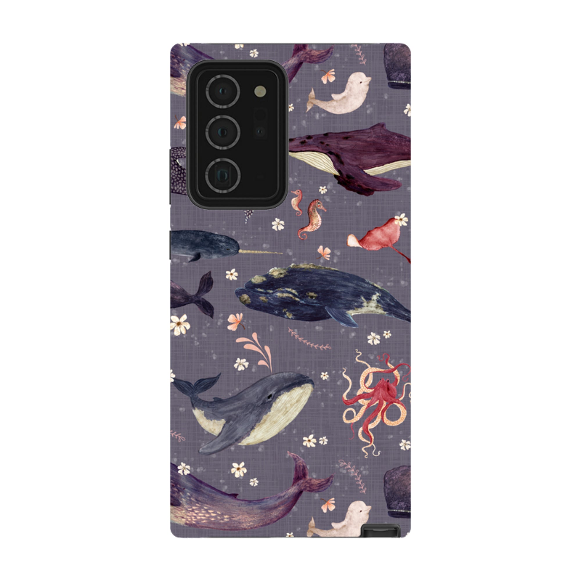 Samsung Tough Case - Whale Song Lavender By Katherine Quinn