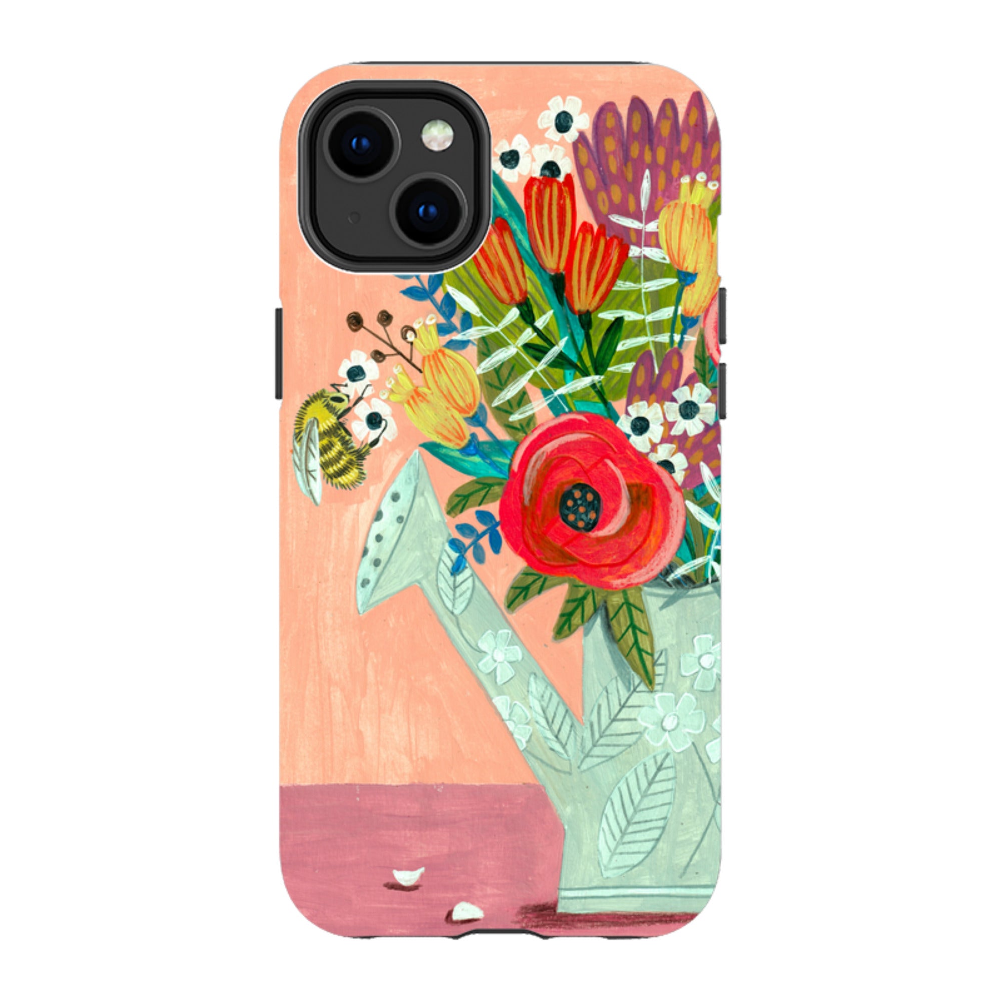 iPhone Tough Case - Watering Can By Caroline Bonne Muller