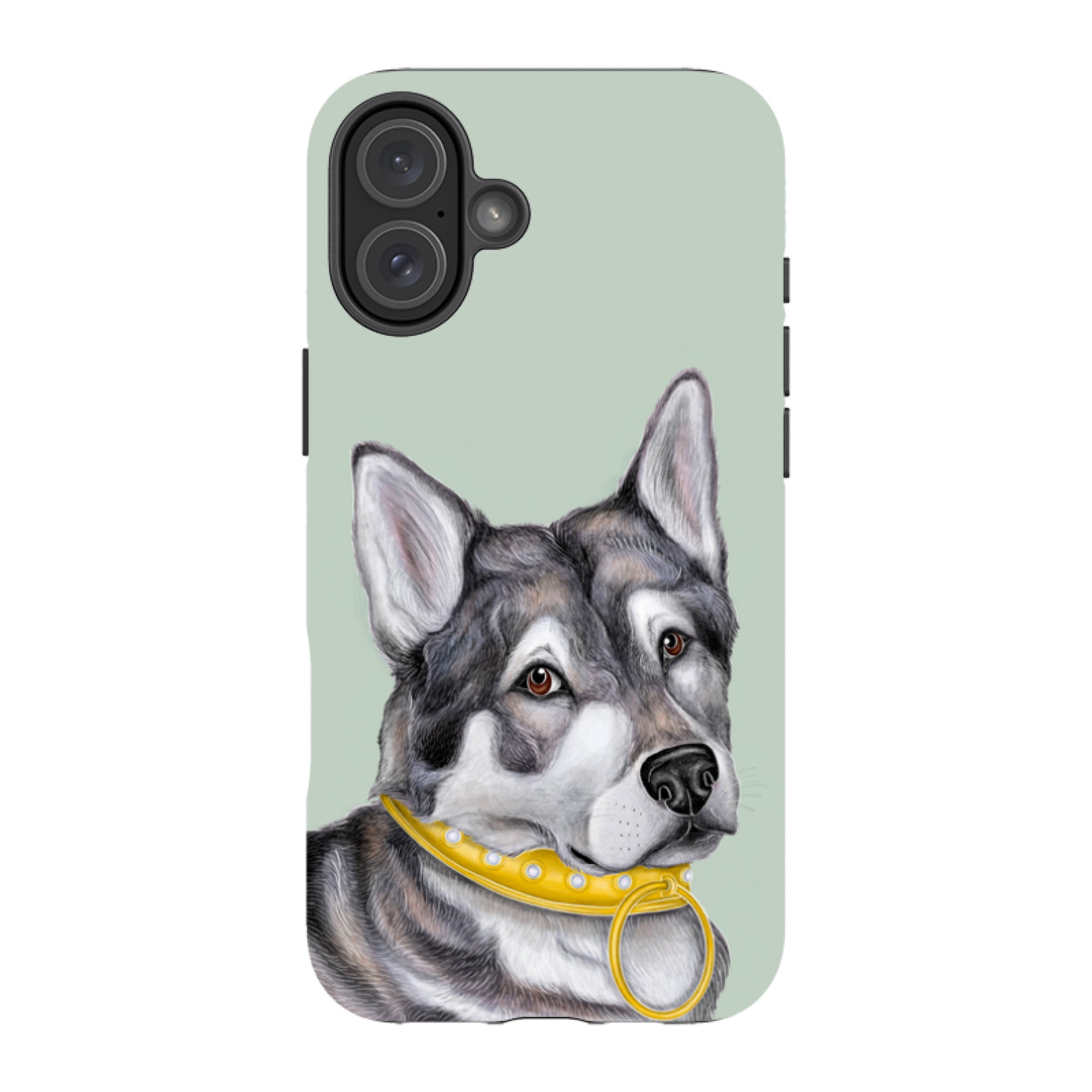 iPhone Tough Case - Huskey By Catherine Rowe