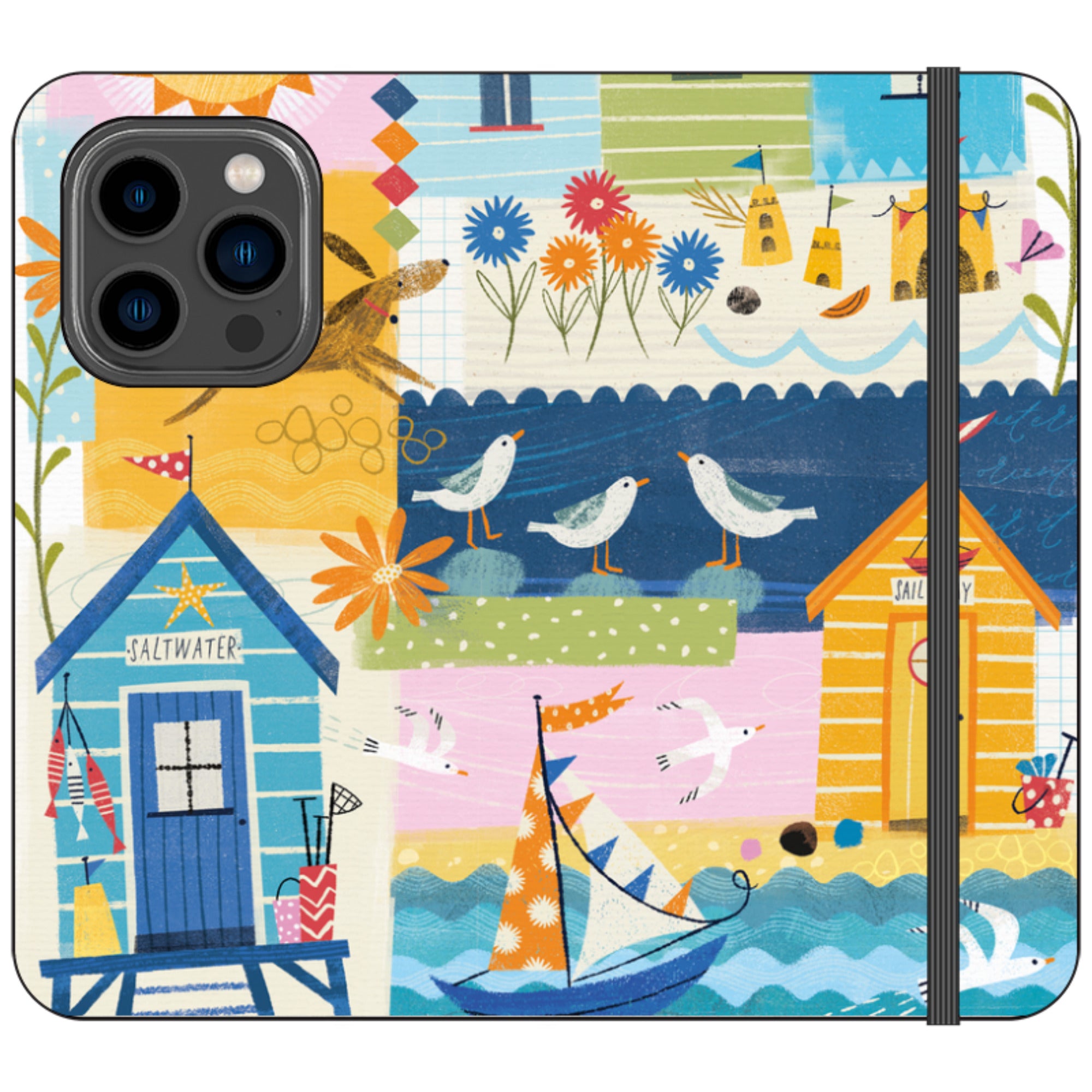 Sunny Days Wallet Case By Ali Brookes