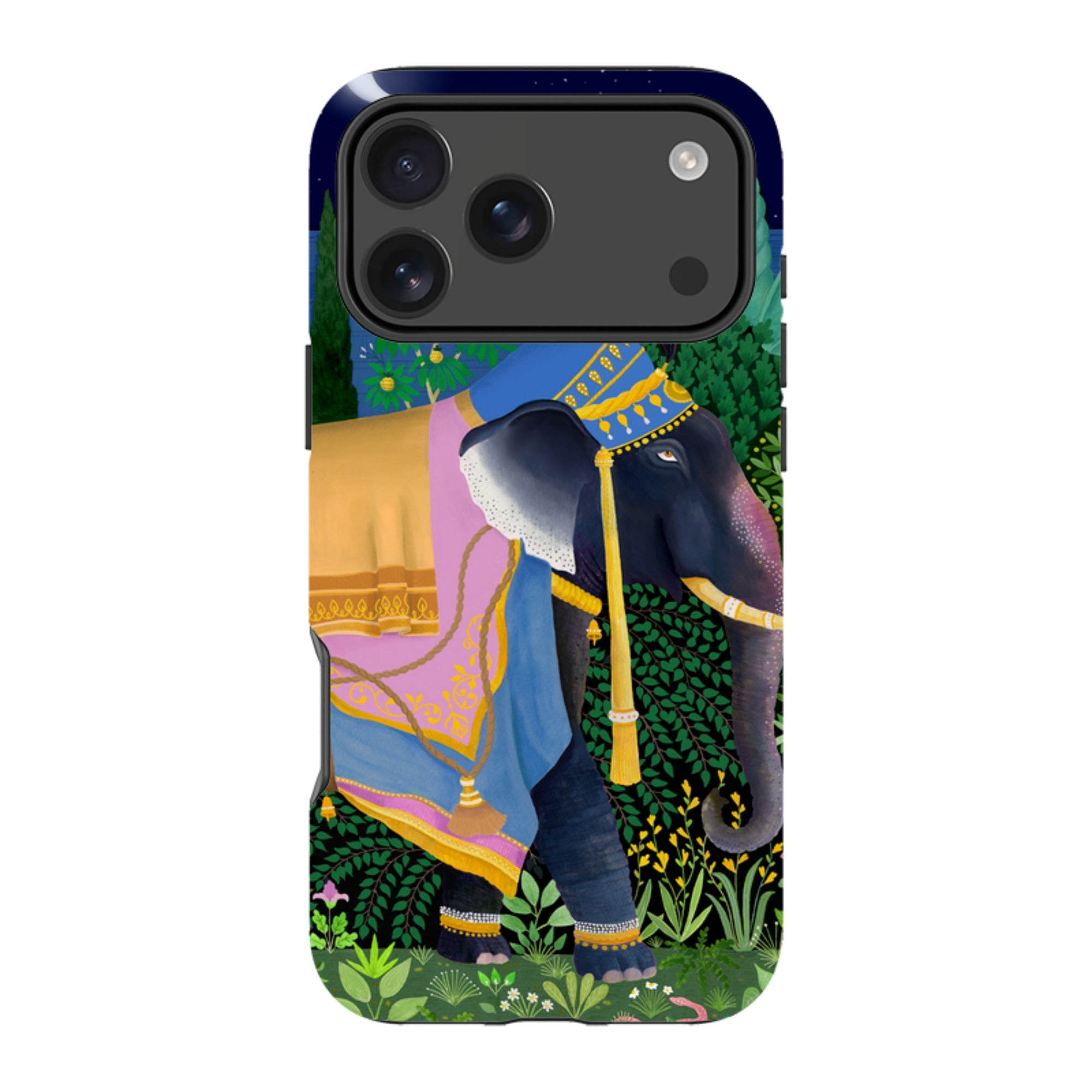 iPhone MagSafe Tough Case -  Indian Elephant By Bex Parkin