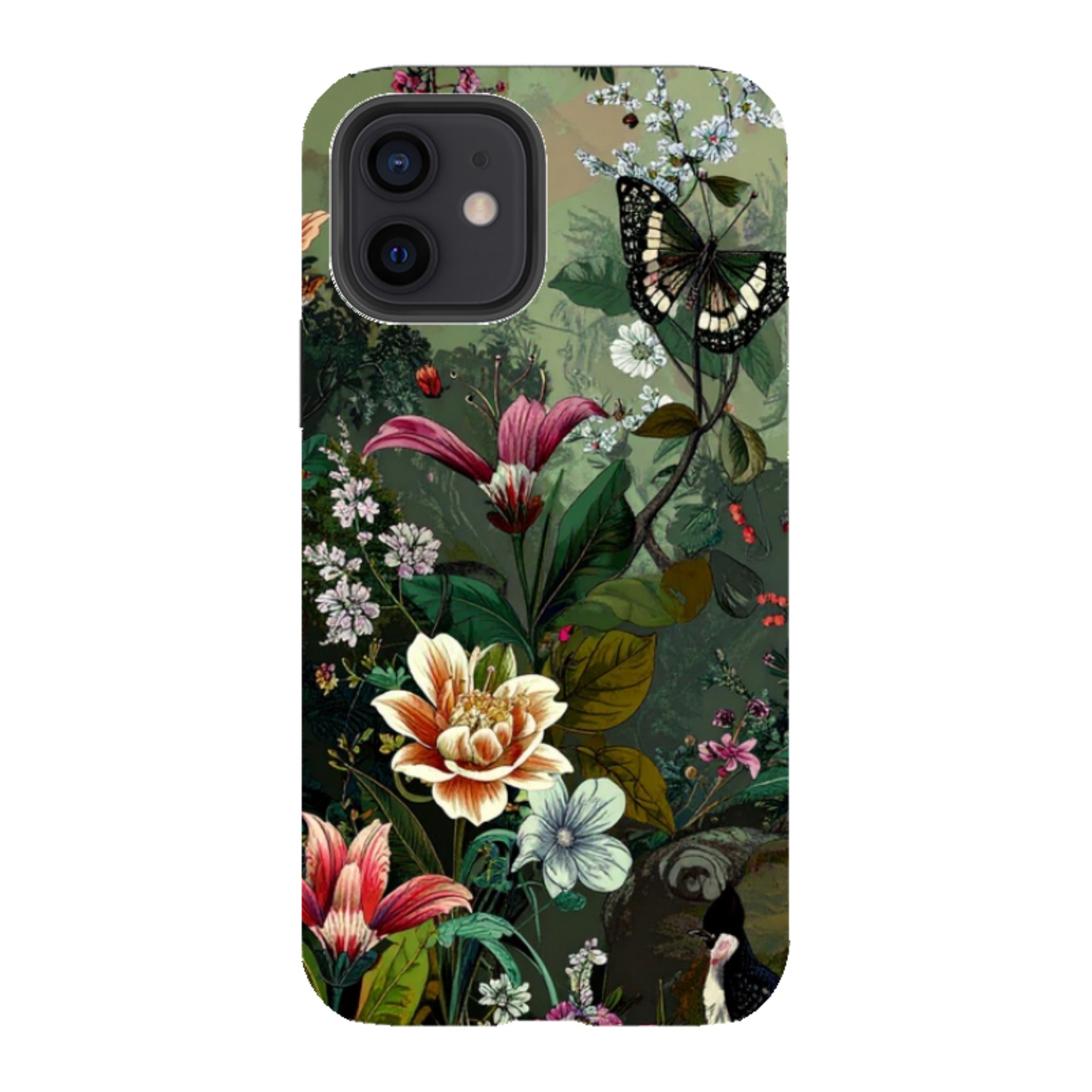 iPhone Tough Case - Green Vyne Butterfly