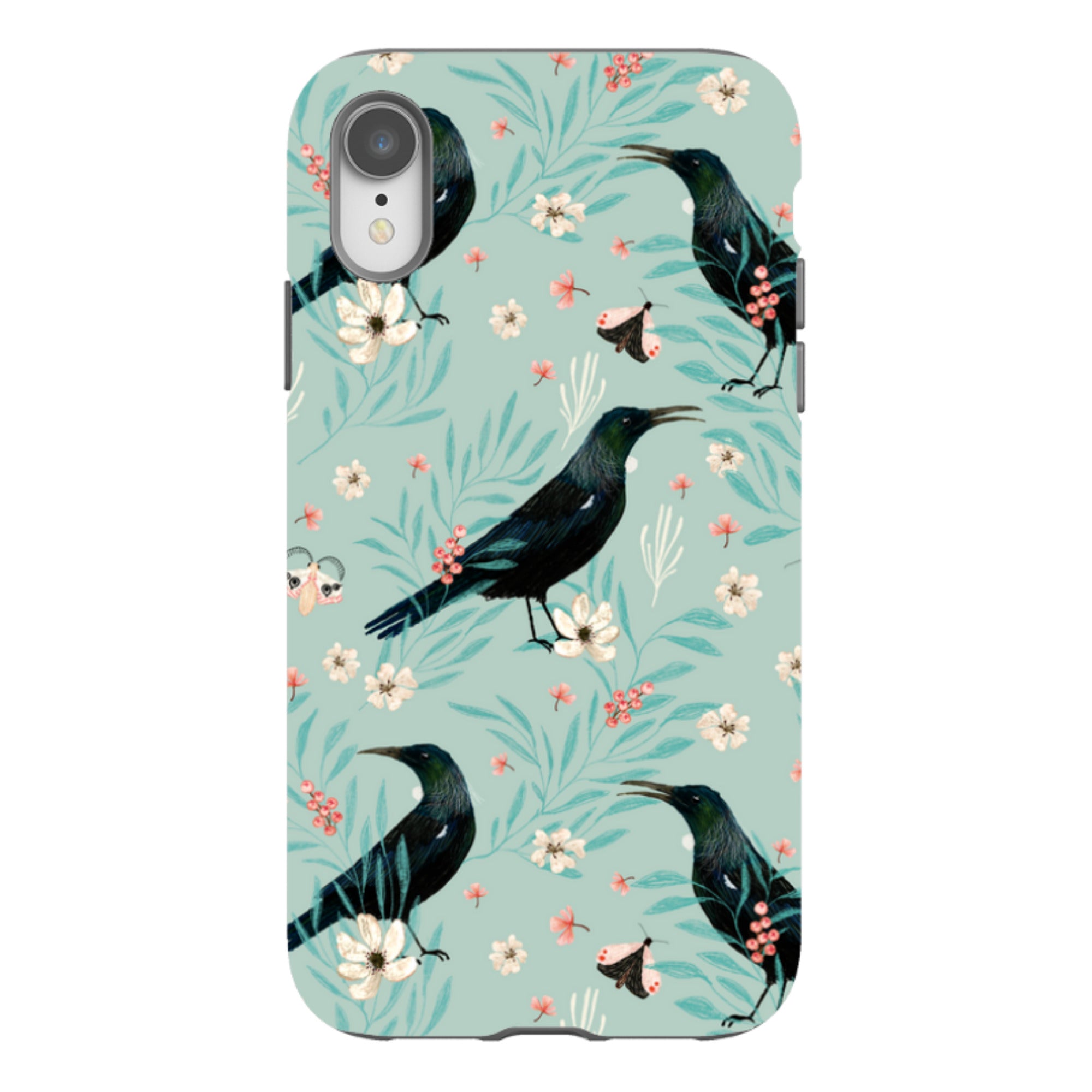 iPhone Tough Case - Tui Light Blue By Katherine Quinn