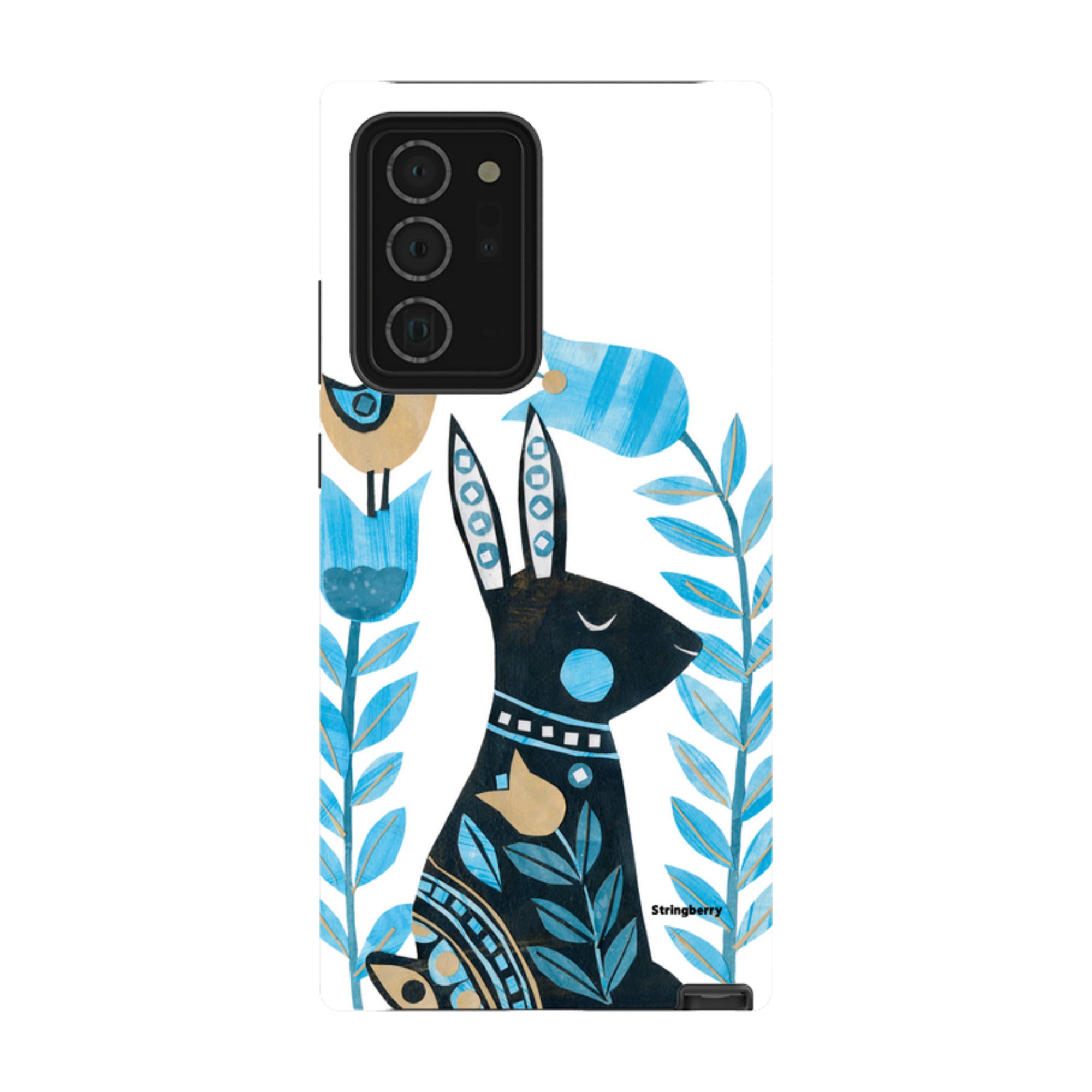 Samsung Tough Case - Folk Rabbit By Tracey English