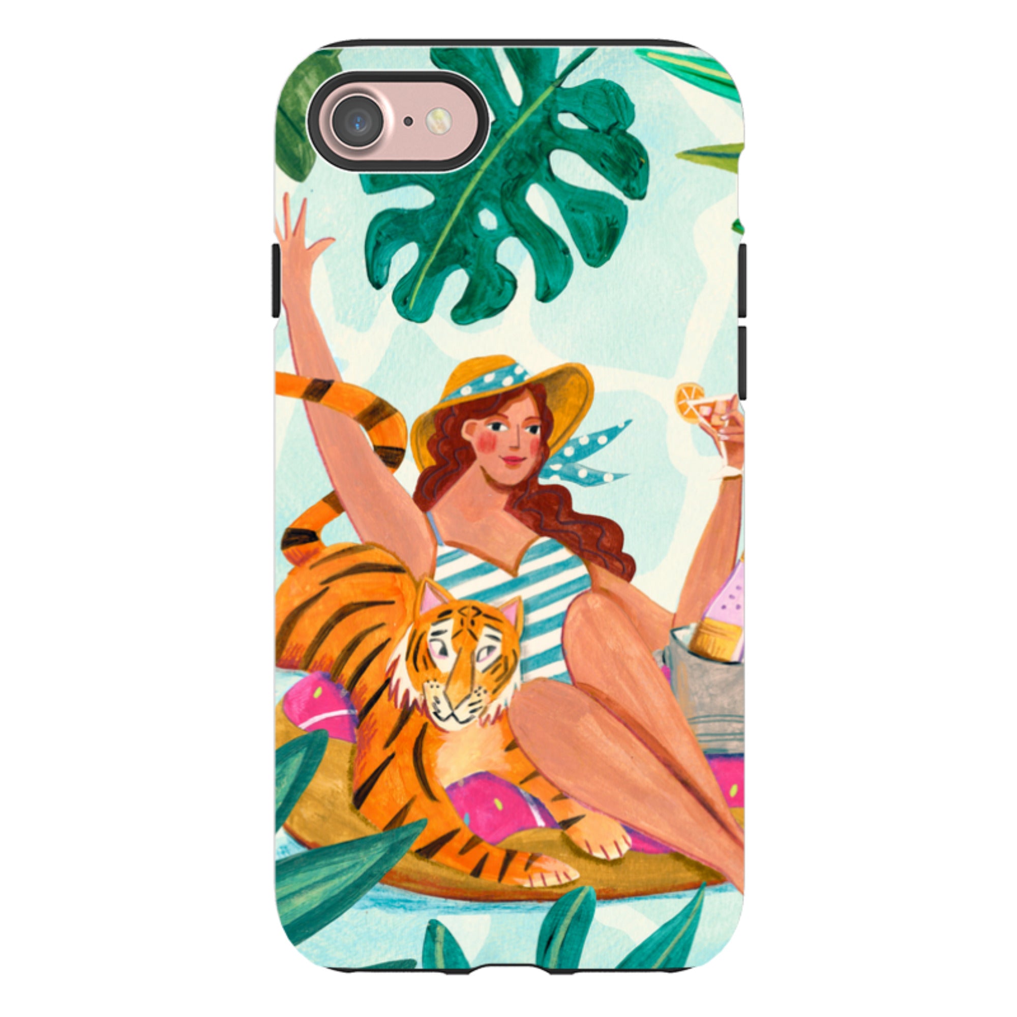 iPhone Tough Case - Pool By Caroline Bonne Muller