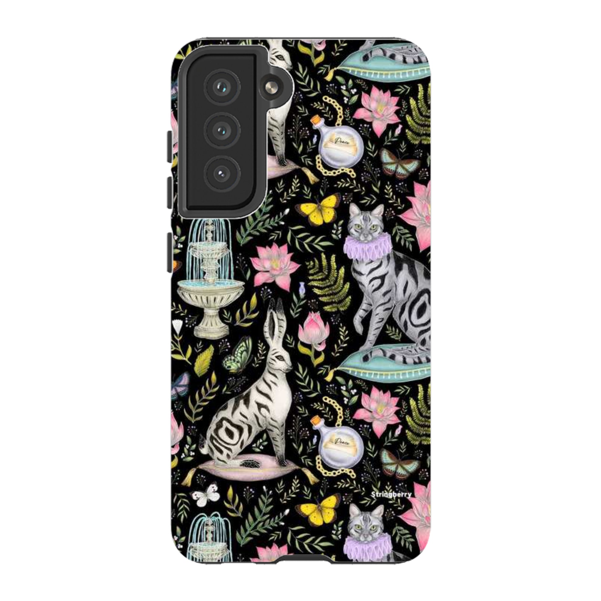 Samsung Tough Case - Lotus Garden By Catherine Rowe