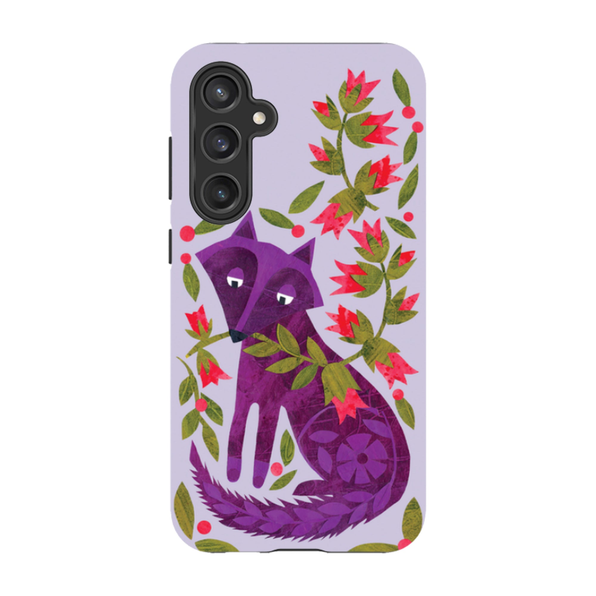 Samsung Tough Case - Purple Foxie By Tracey English