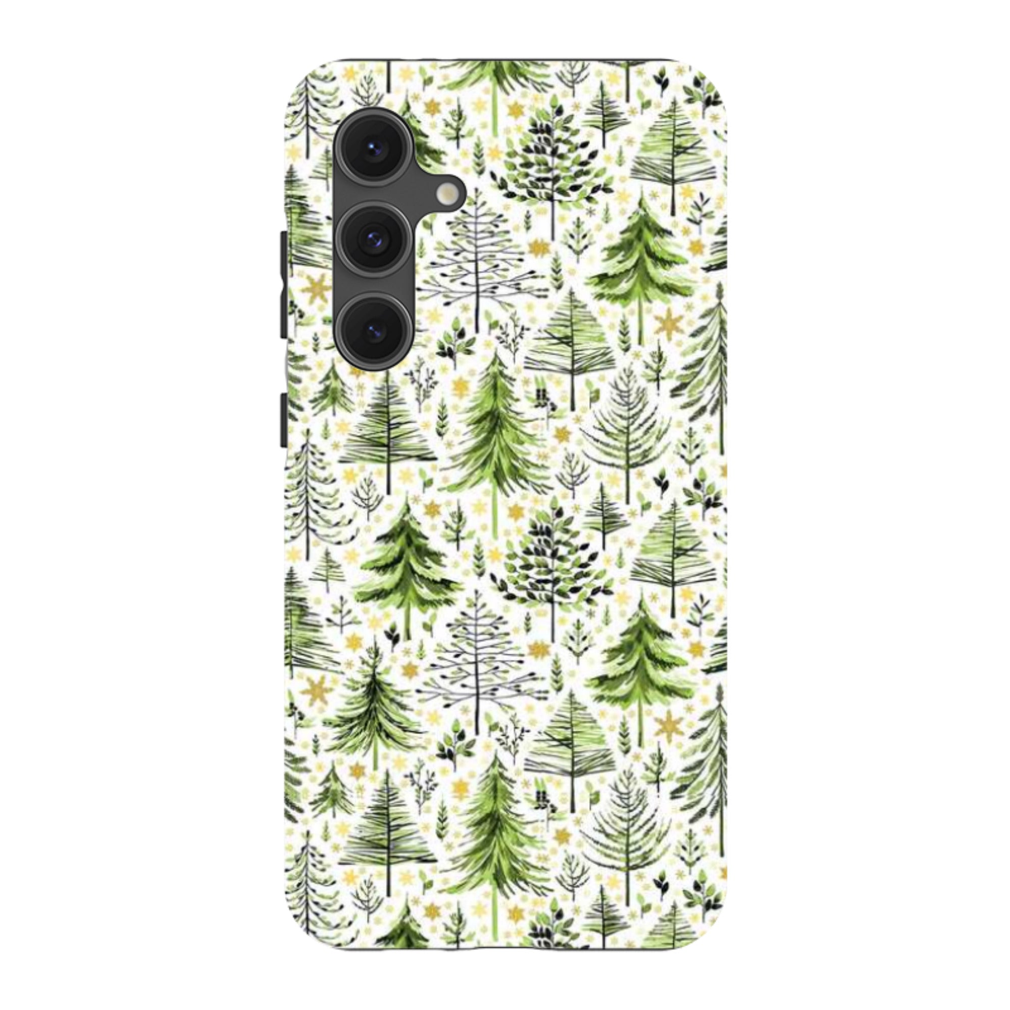 Samsung Tough Case - Green Xmas Trees By Elisabeth Haager