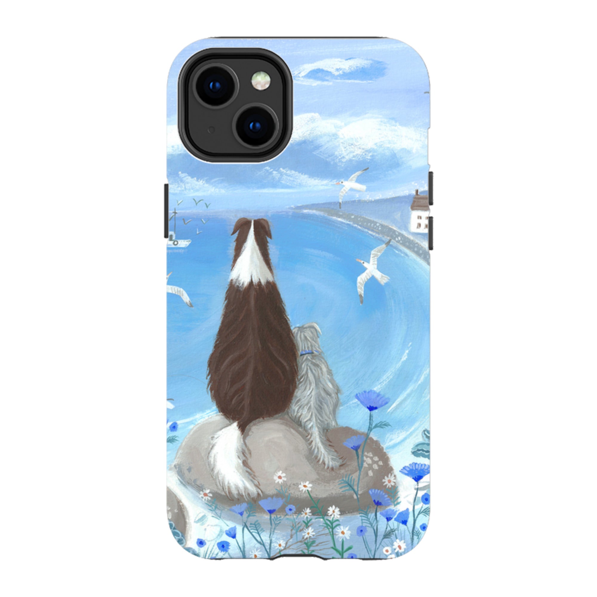 iPhone MagSafe Tough Case - Beach Dog By Mary Stubberfield