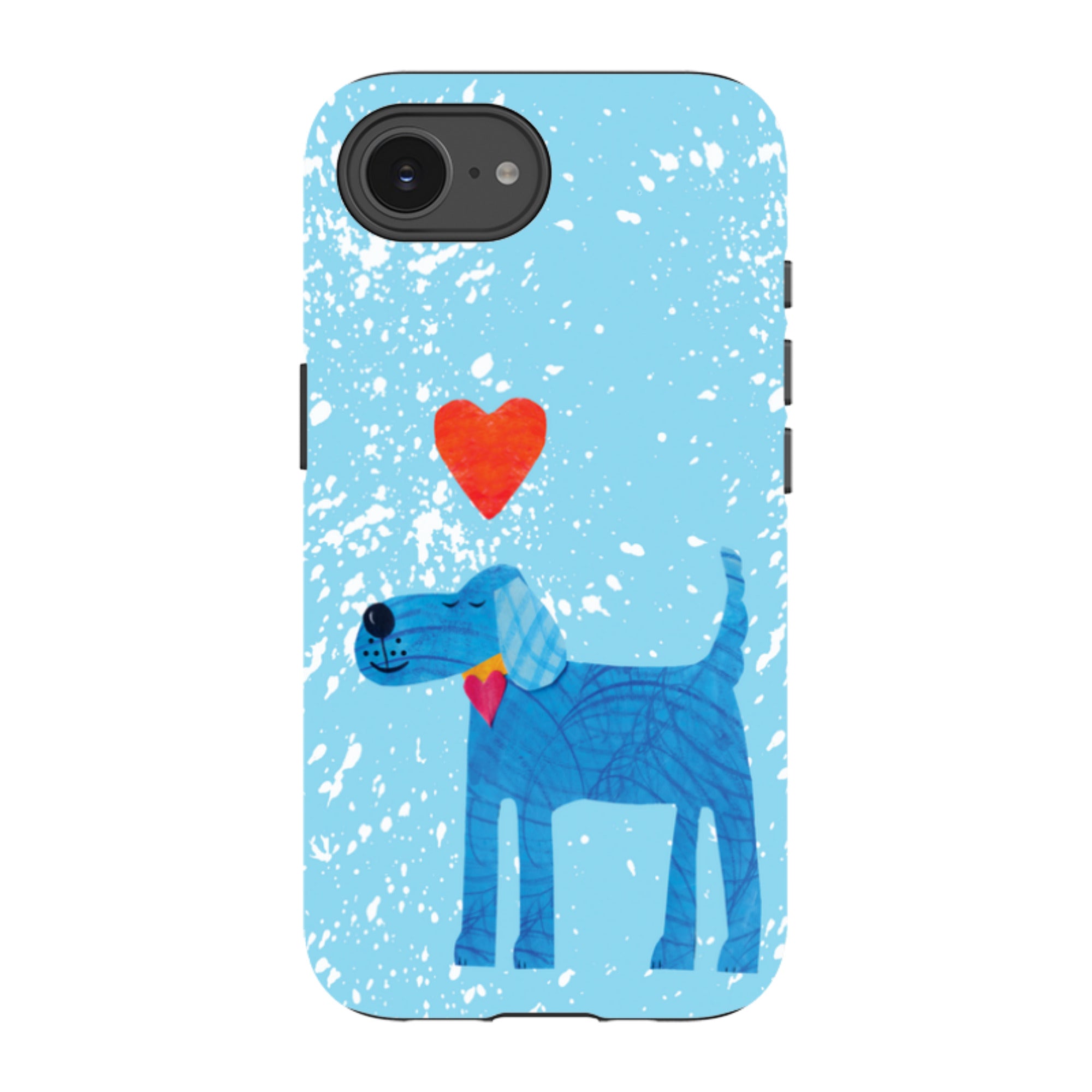 iPhone Tough Case - Blue Dog By Tracey English