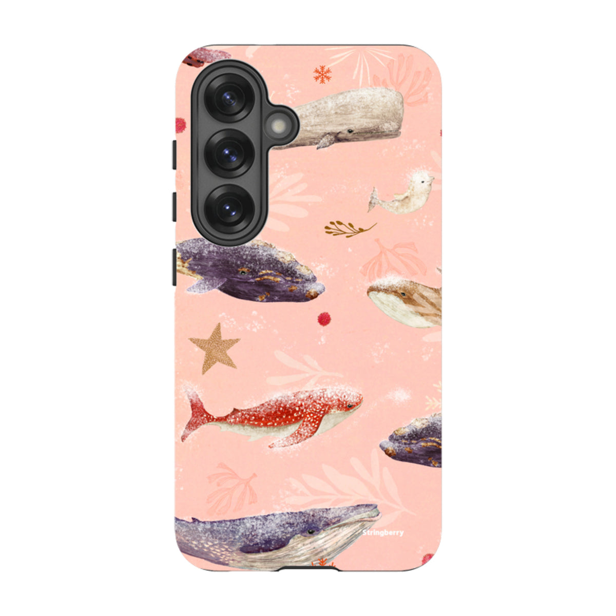 Samsung Tough Case - Sugar Plum Whales By Katherine Quinn