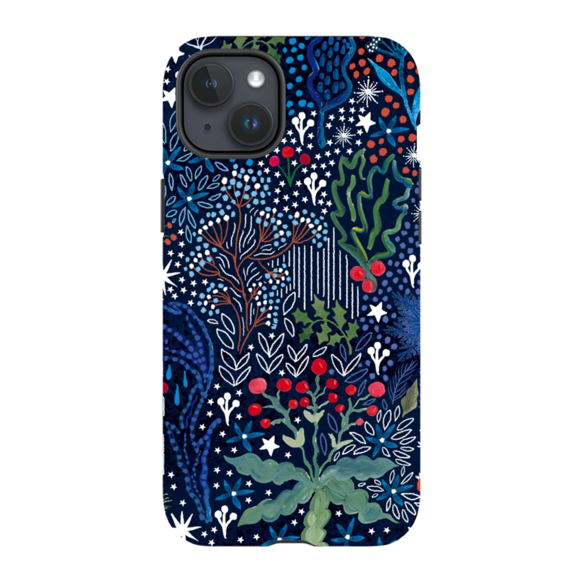 iPhone Tough Case - Winter Flowers I By Emma Frances Grant