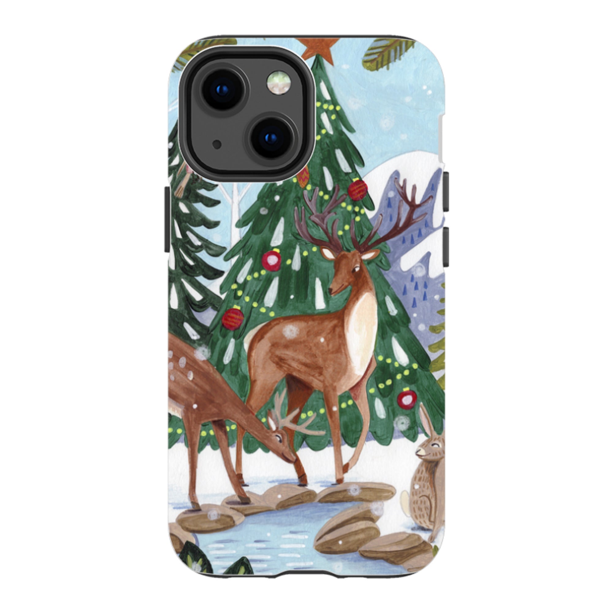 iPhone Tough Case - Winter Forest By Caroline Bonne Muller
