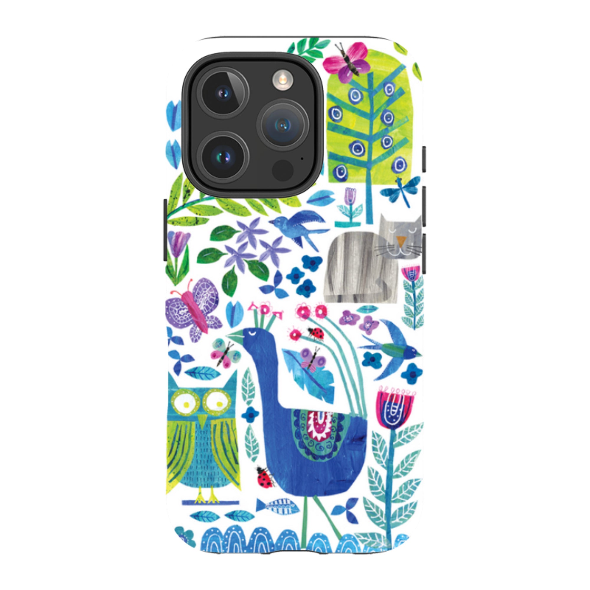 iPhone Tough Case - Back Garden By Tracey English