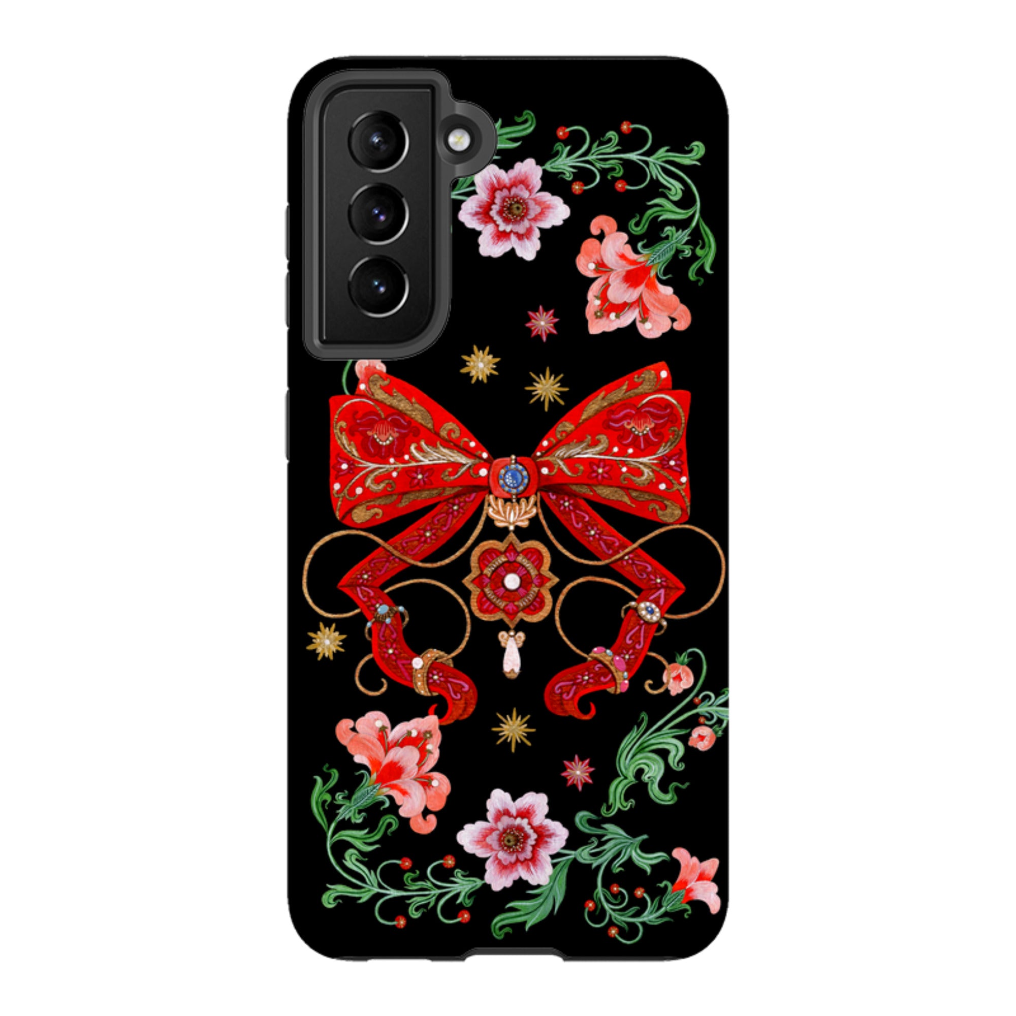 Samsung Tough  Case - Five Gold Ring By Maria Matos