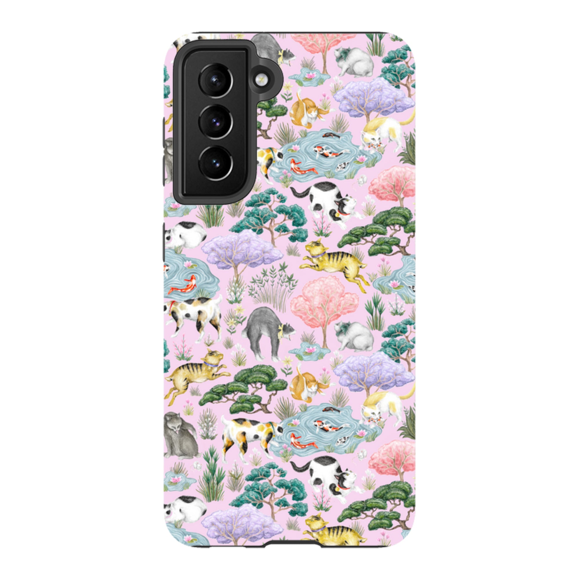 Samsung Tough  Case - Cat Garden By Catherine Rowe