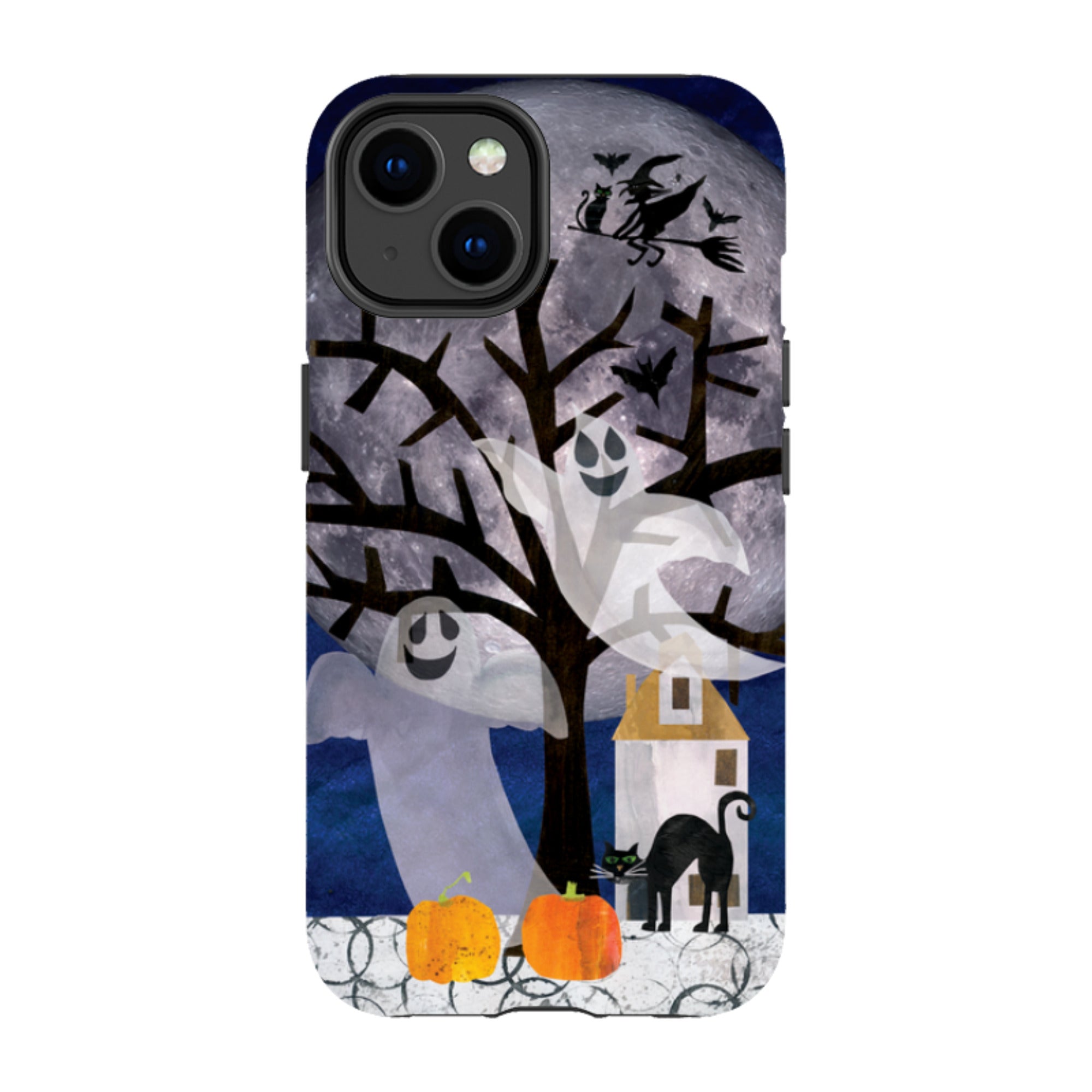 iPhone Tough Case - Halloween Moon By Tracey English