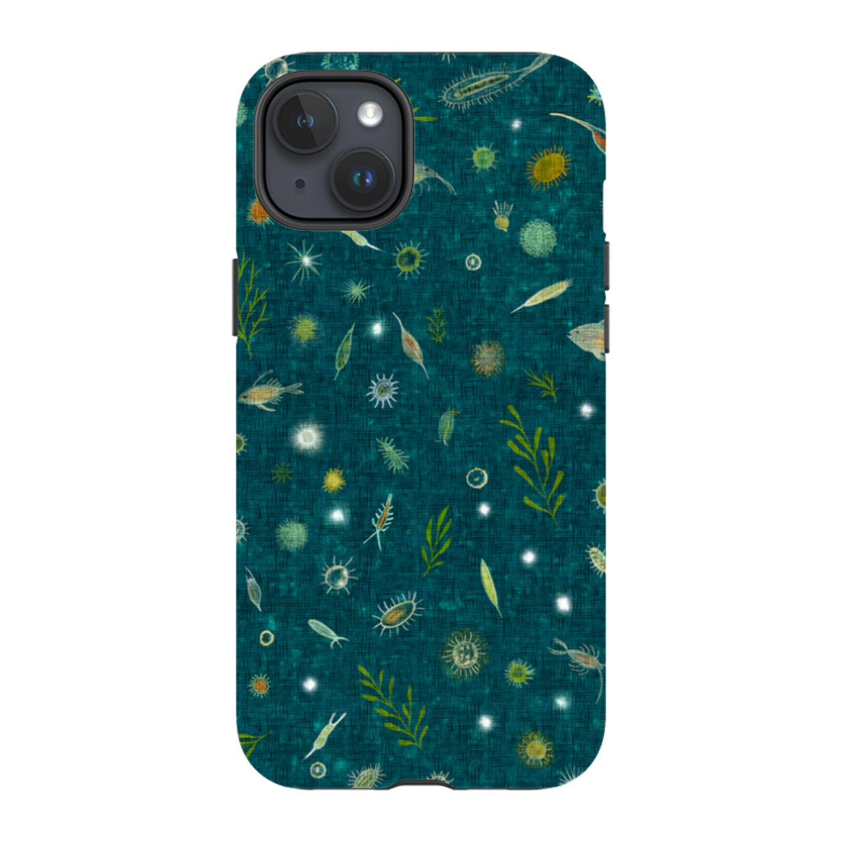 iPhone Tough Case - Plankton - Steel Blue By Katherine Quinn