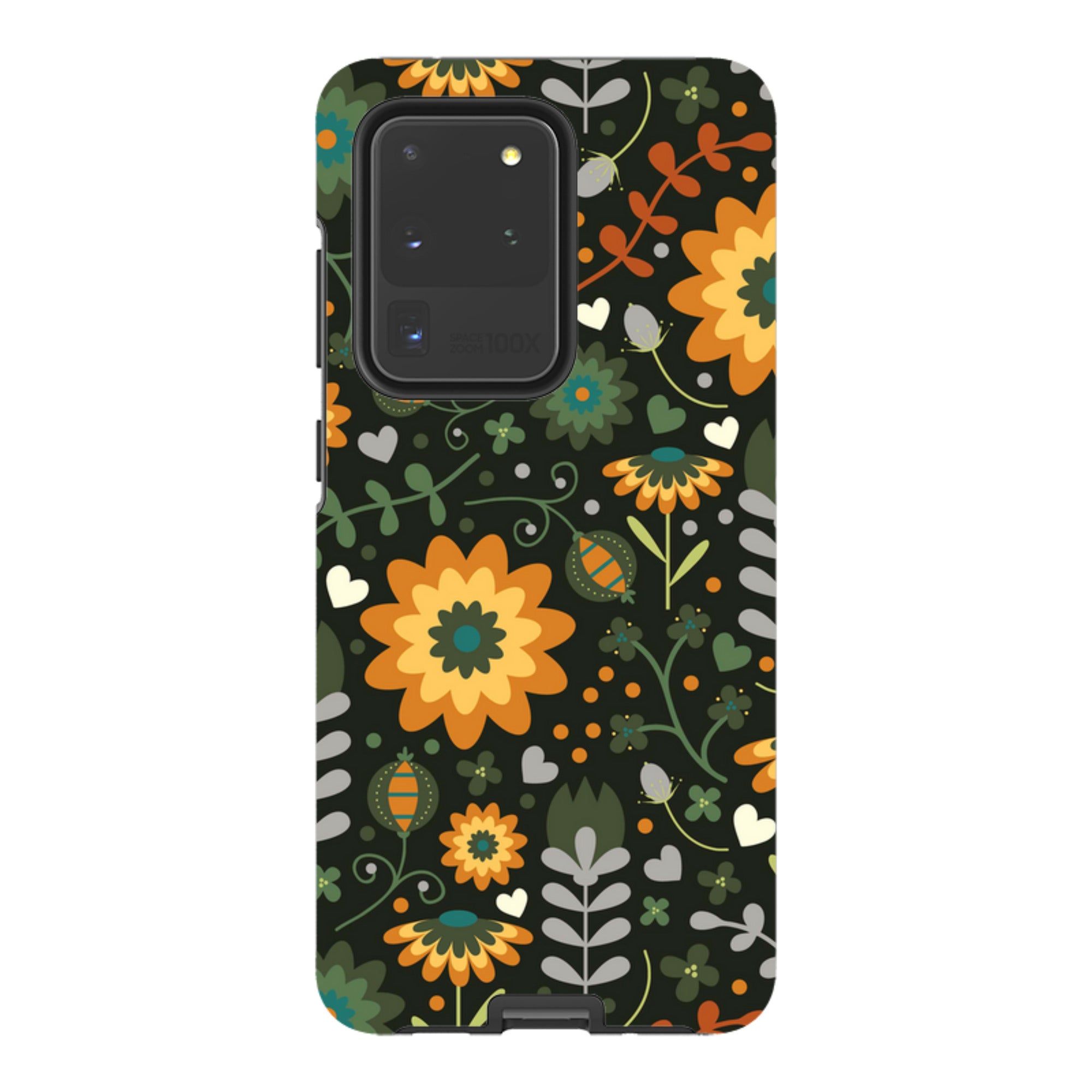 Samsung Tough Case - Dark Floral By Suzy Taylor
