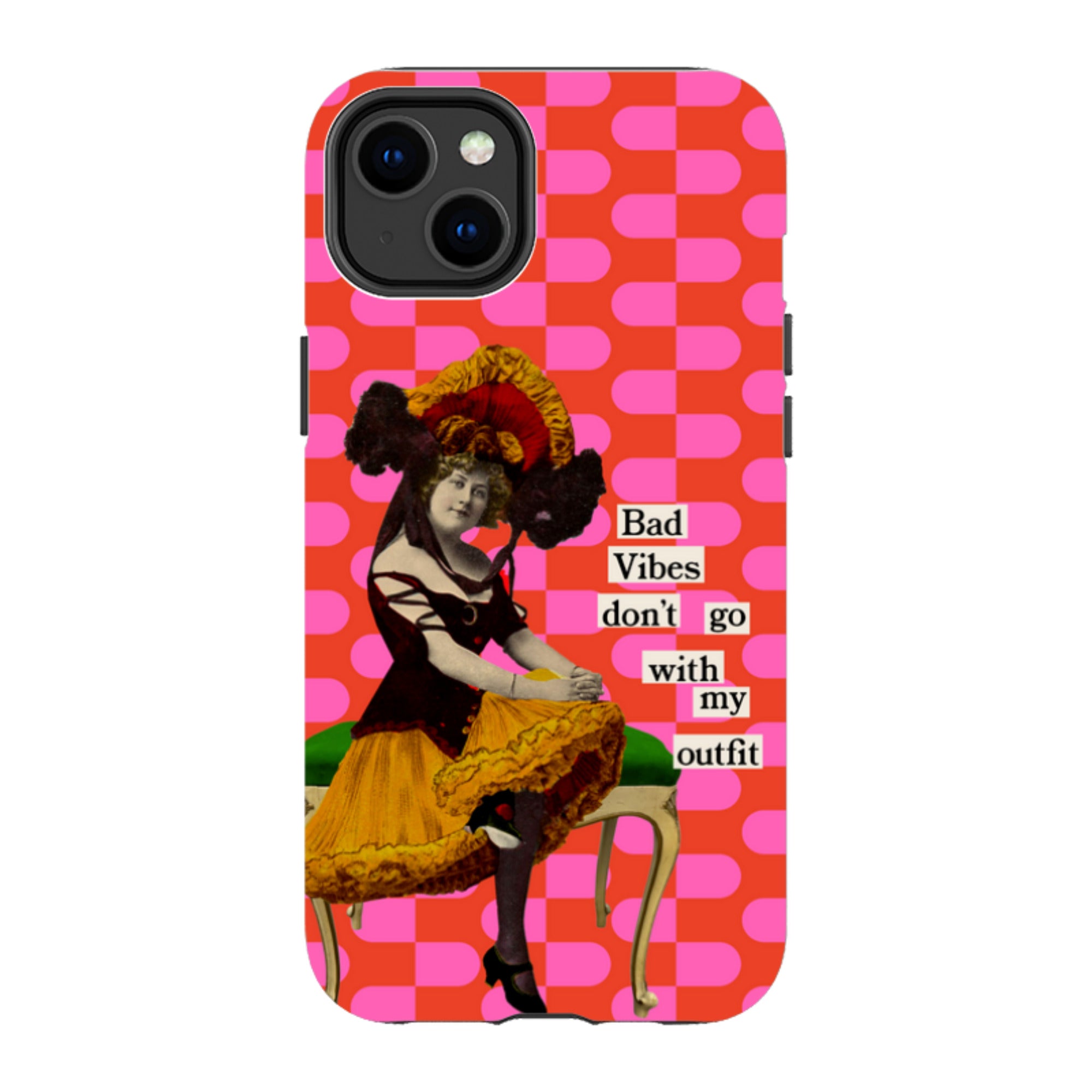 iPhone Tough Case - Bad Vibes By Clare Jordan
