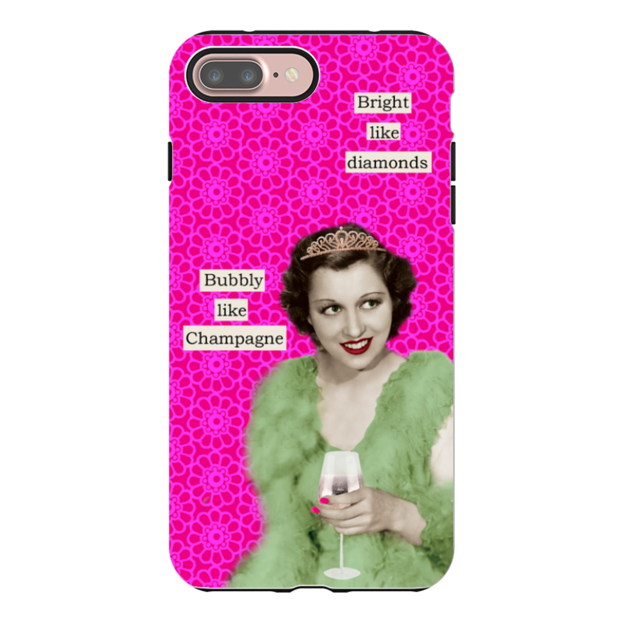 iPhone Tough Case - Bright Like Diamonds By Clare Jordan