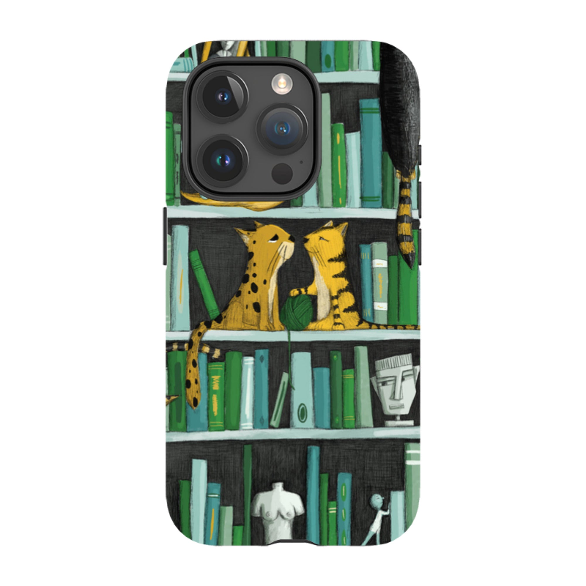 iPhone MagSafe Tough Case - Library Friends By Maja Lindberg