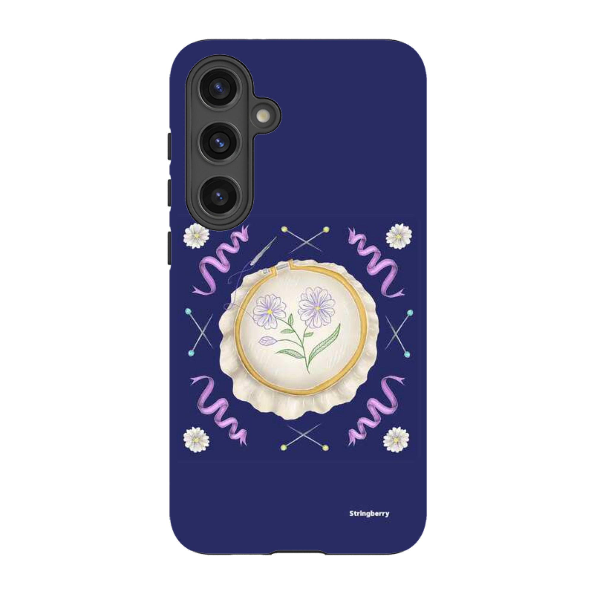 Samsung Tough Case - Daisy Needlework By Catherine Rowe
